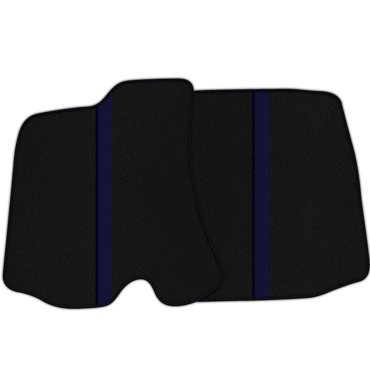 Black Floor Mats with Leather Line for Ferrari Portofino (2018-2023) - Various Colors
