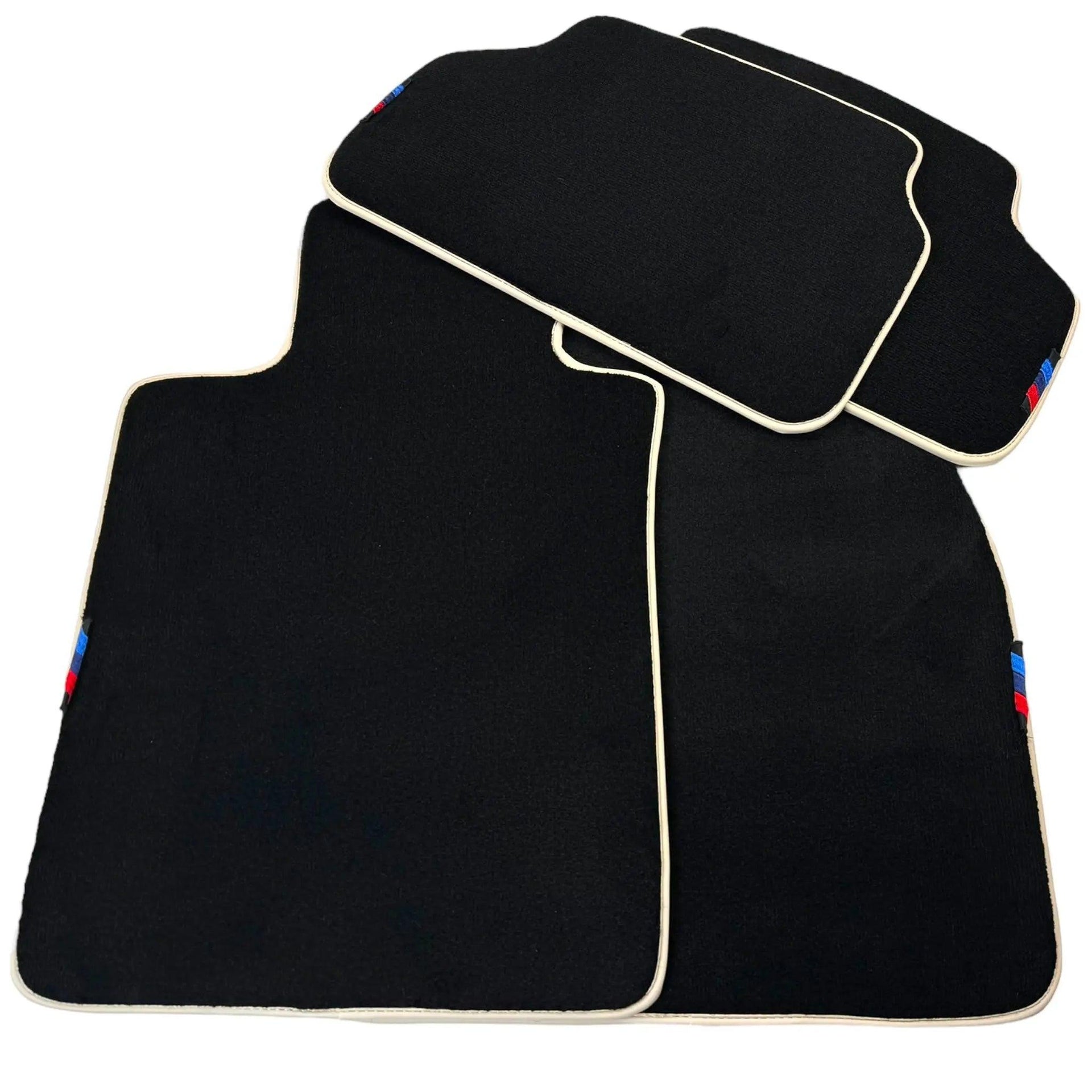 Black Mats For BMW Gran Tourer F46 (2015-2022) 5 Seats | Beige Trim - AutoWin