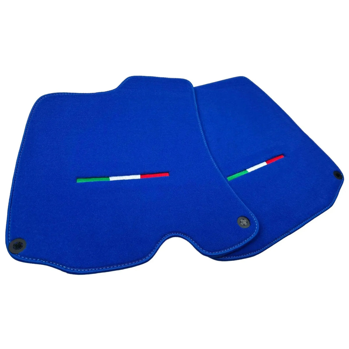 Blue Floor Mats For Ferrari Roma (2021-2027) Italian Edition - AutoWin