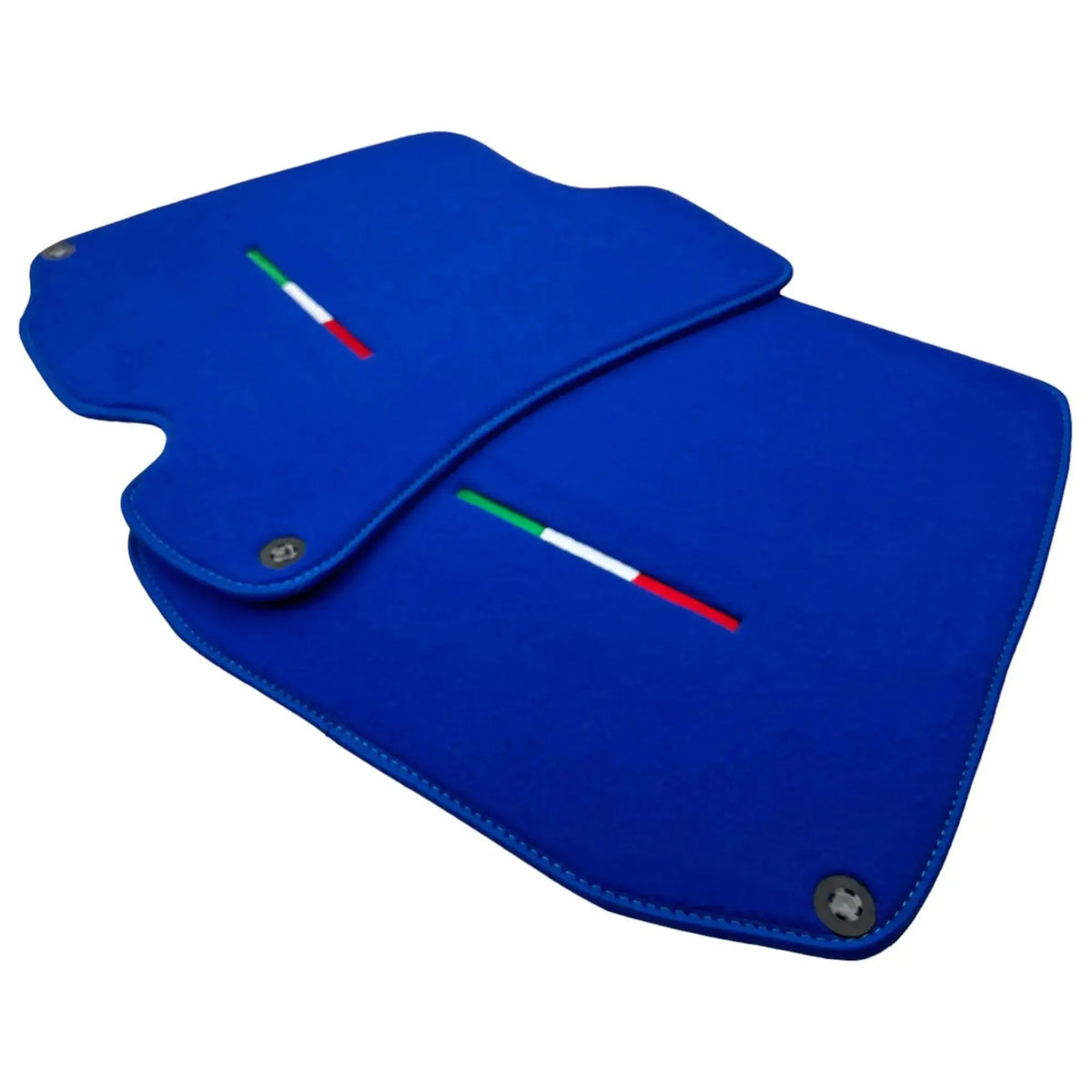 Blue Floor Mats For Ferrari Roma (2021-2027) Italian Edition - AutoWin
