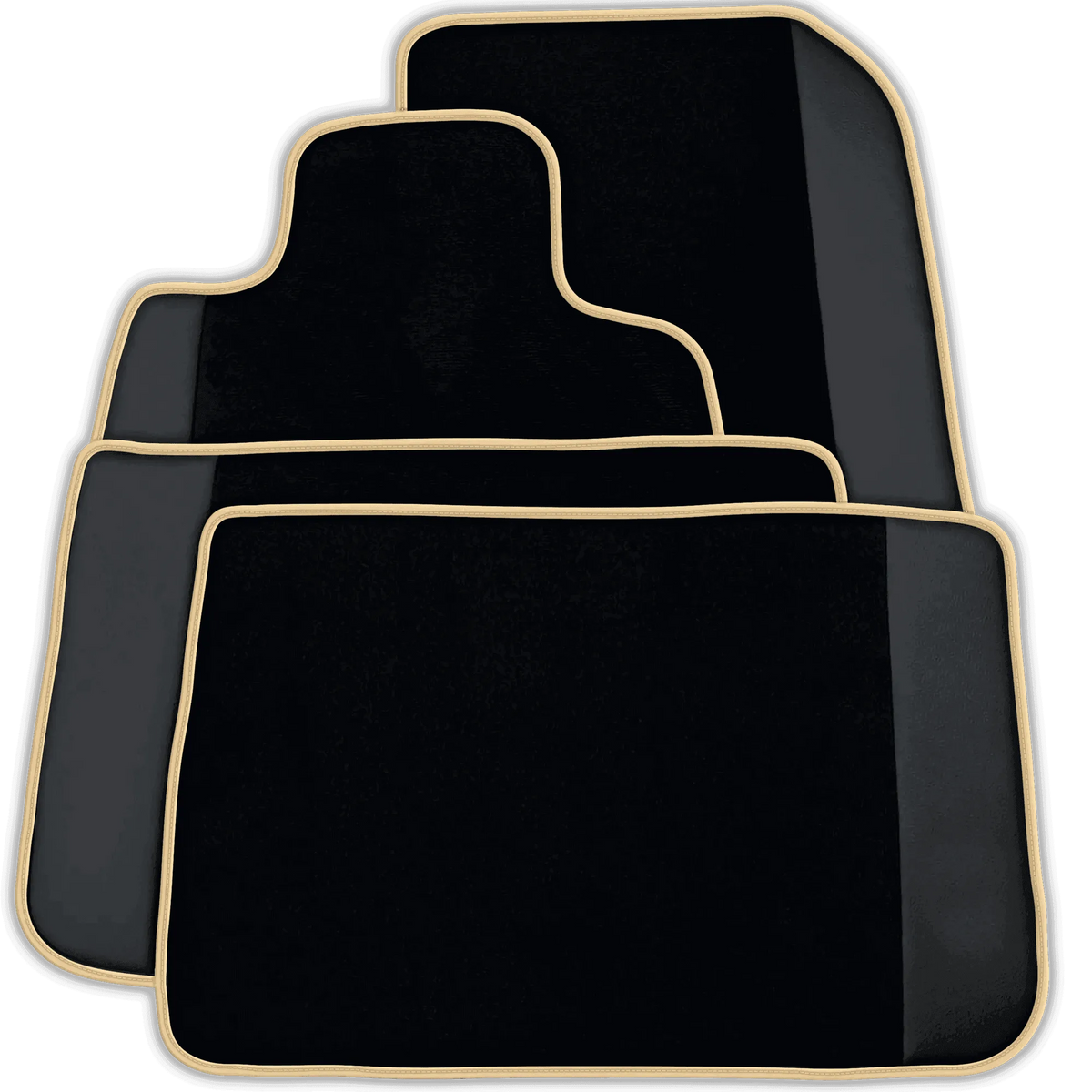 Custom Black Floor Mats for Rolls Royce Ghost Series II (2021–2024)