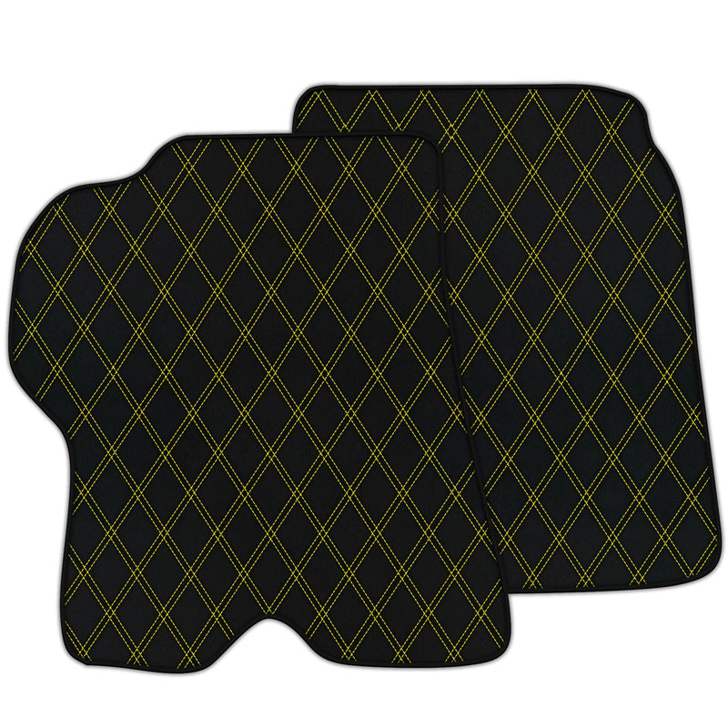 Tapis de sol Sur mesure à motif double losange pour