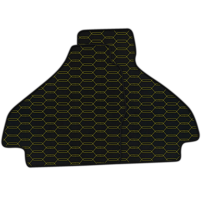 Tapis de sol Sur mesure à motif hexagonal entrelacé pour