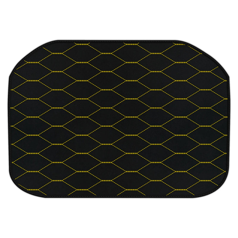 Tapis de coffre en cuir personnalisables avec motif Viper Hex pour Ferrari 456 (1992-2003)