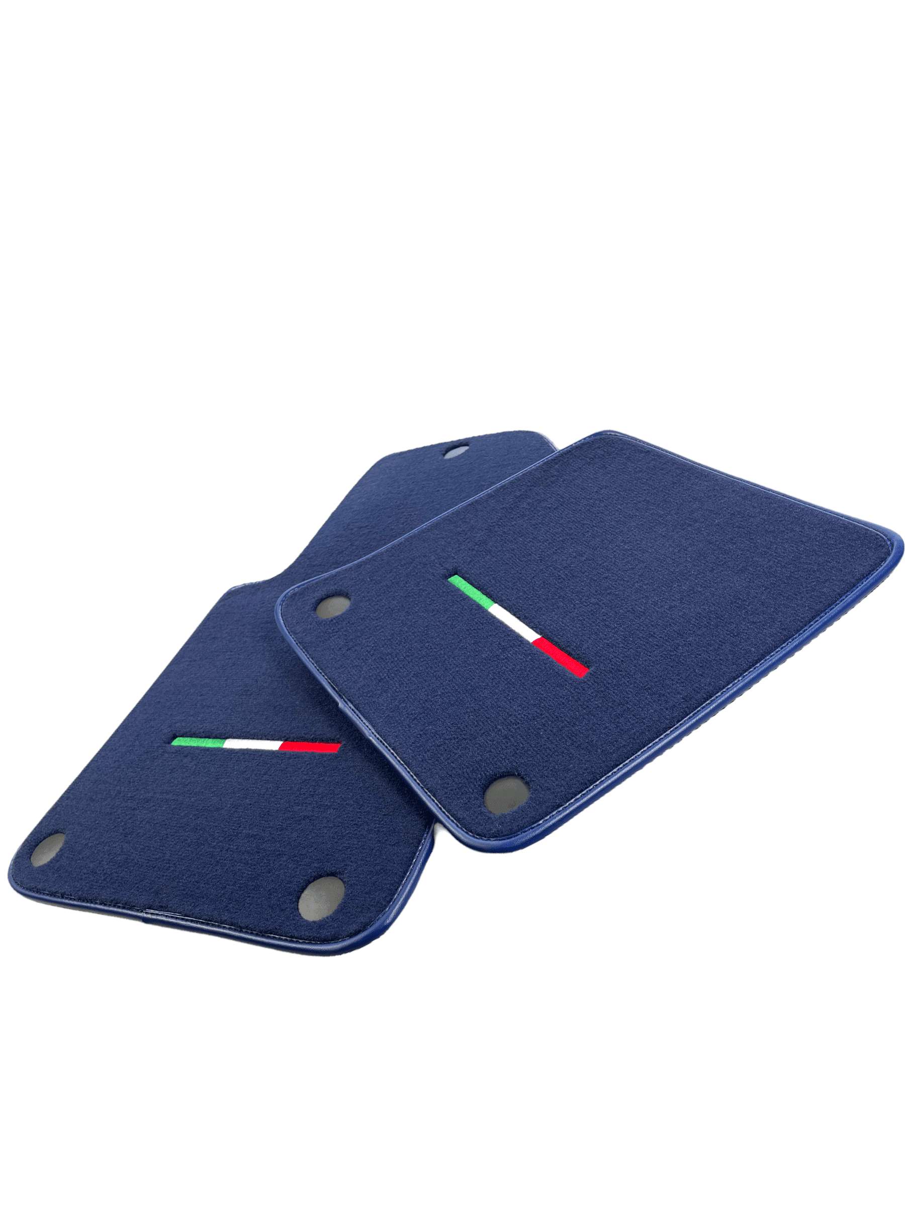 Dark Blue Floor Mats For Ferrari 612 Scaglietti 2005-2011 Italian Edition - AutoWin