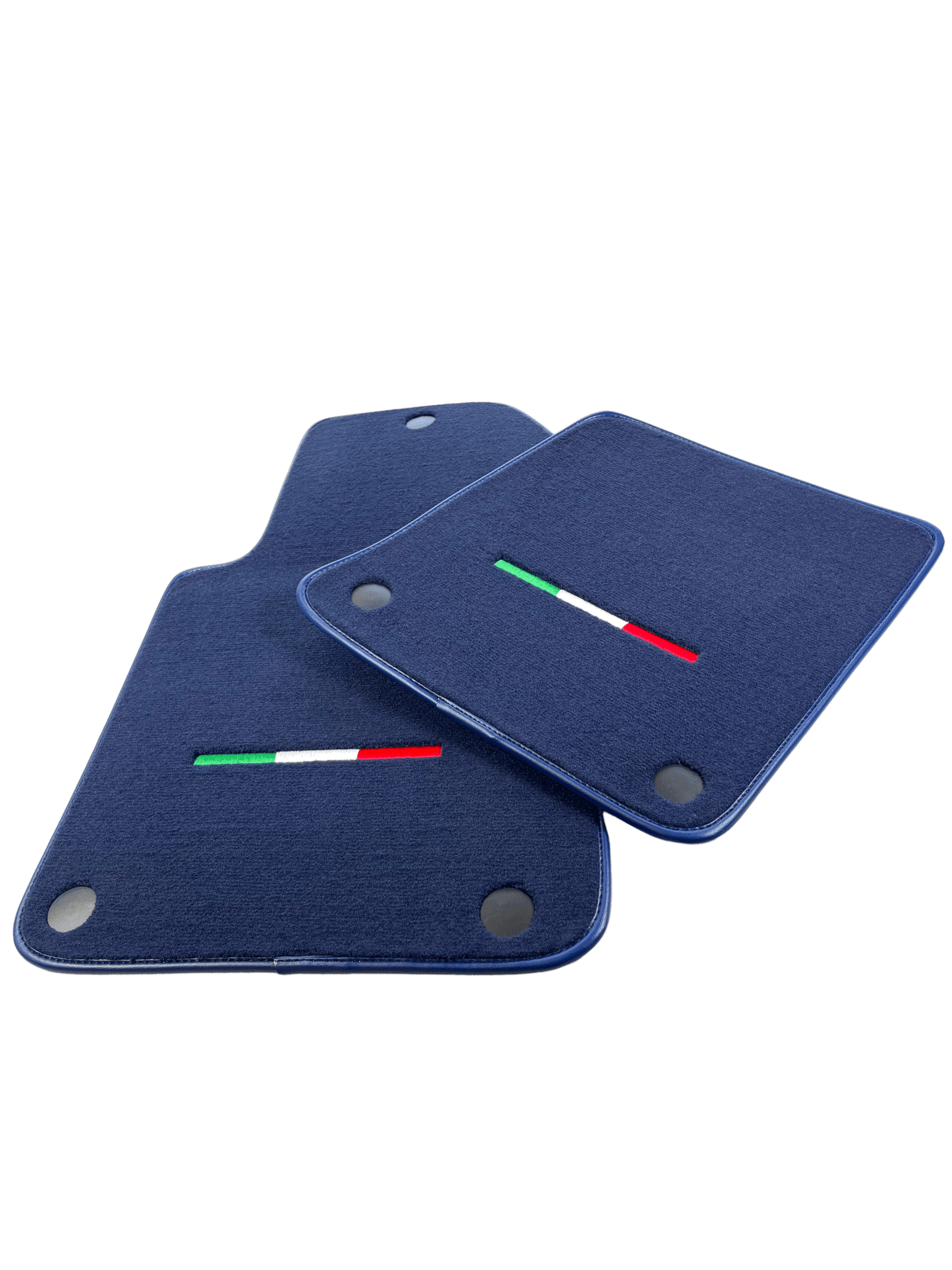 Dark Blue Floor Mats For Ferrari 612 Scaglietti 2005-2011 Italian Edition - AutoWin