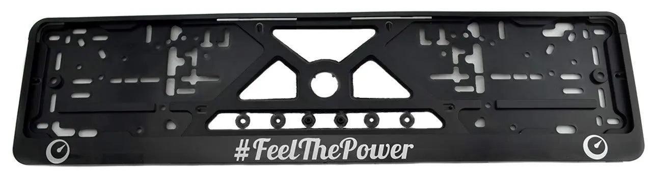 FeelThePower Number Plate Holder Eu Standard Size 52 Cm X 11 Cm - AutoWin