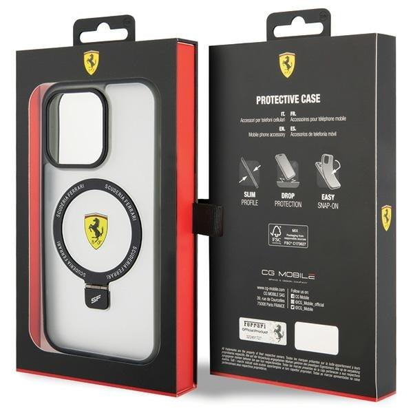 Ferrari Ring Stand 2023 Collection MagSafe Hardcase for iPhone 15 Pro Max 6.7" - AutoWin
