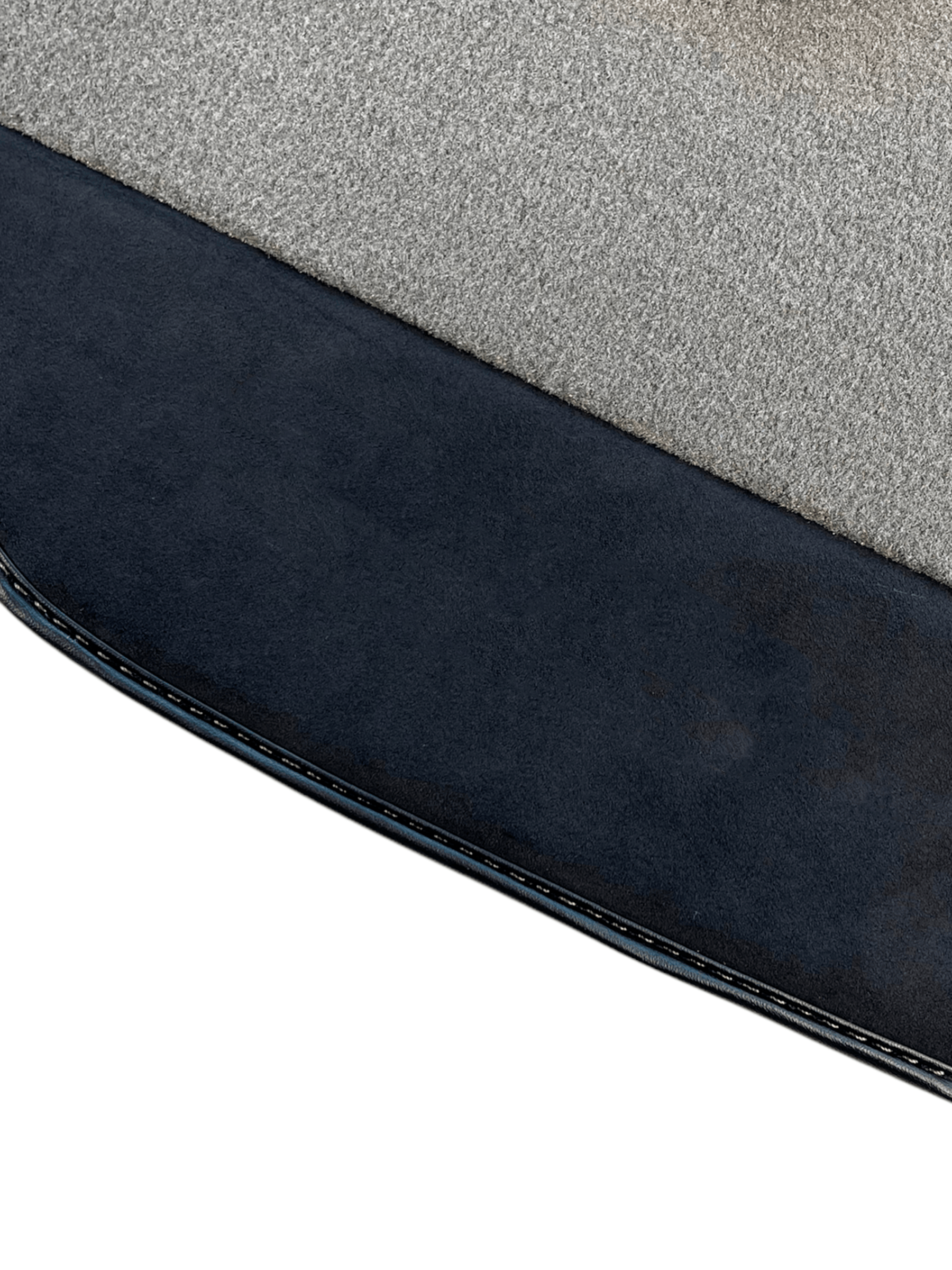 Gray Floor Mats For Ferrari 488 Pista Spider 2019-2021 With Alcantara Leather