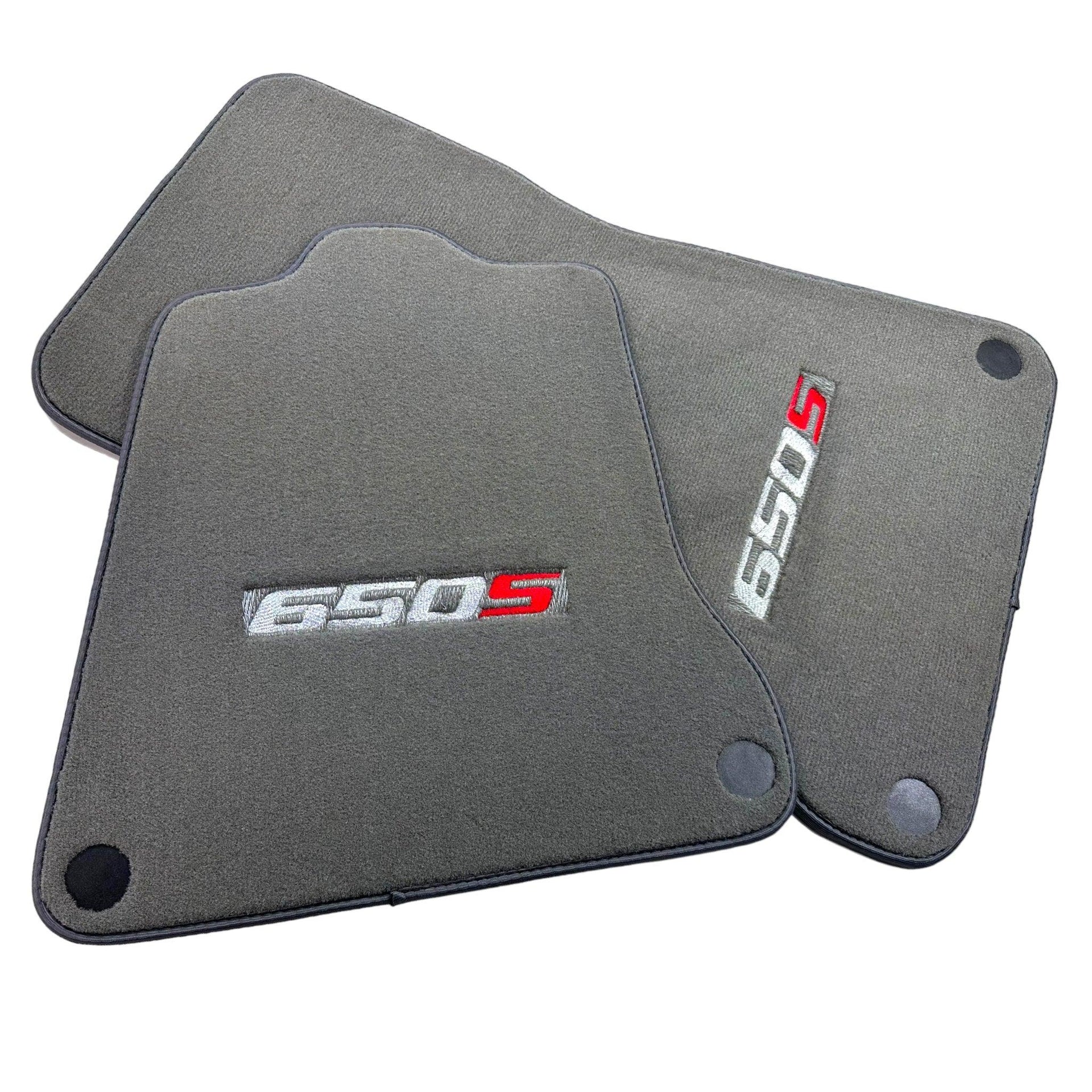 Gray Floor Mats For McLaren 650S Tailored - AutoWin