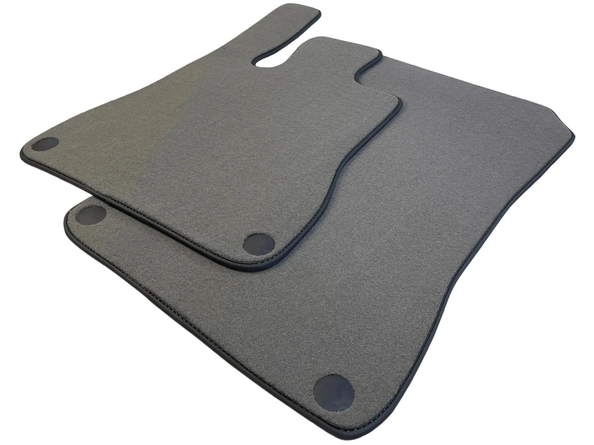 Gray Floor Mats For Mercedes-Benz R170 (1998-2000) Black Trim - AutoWin