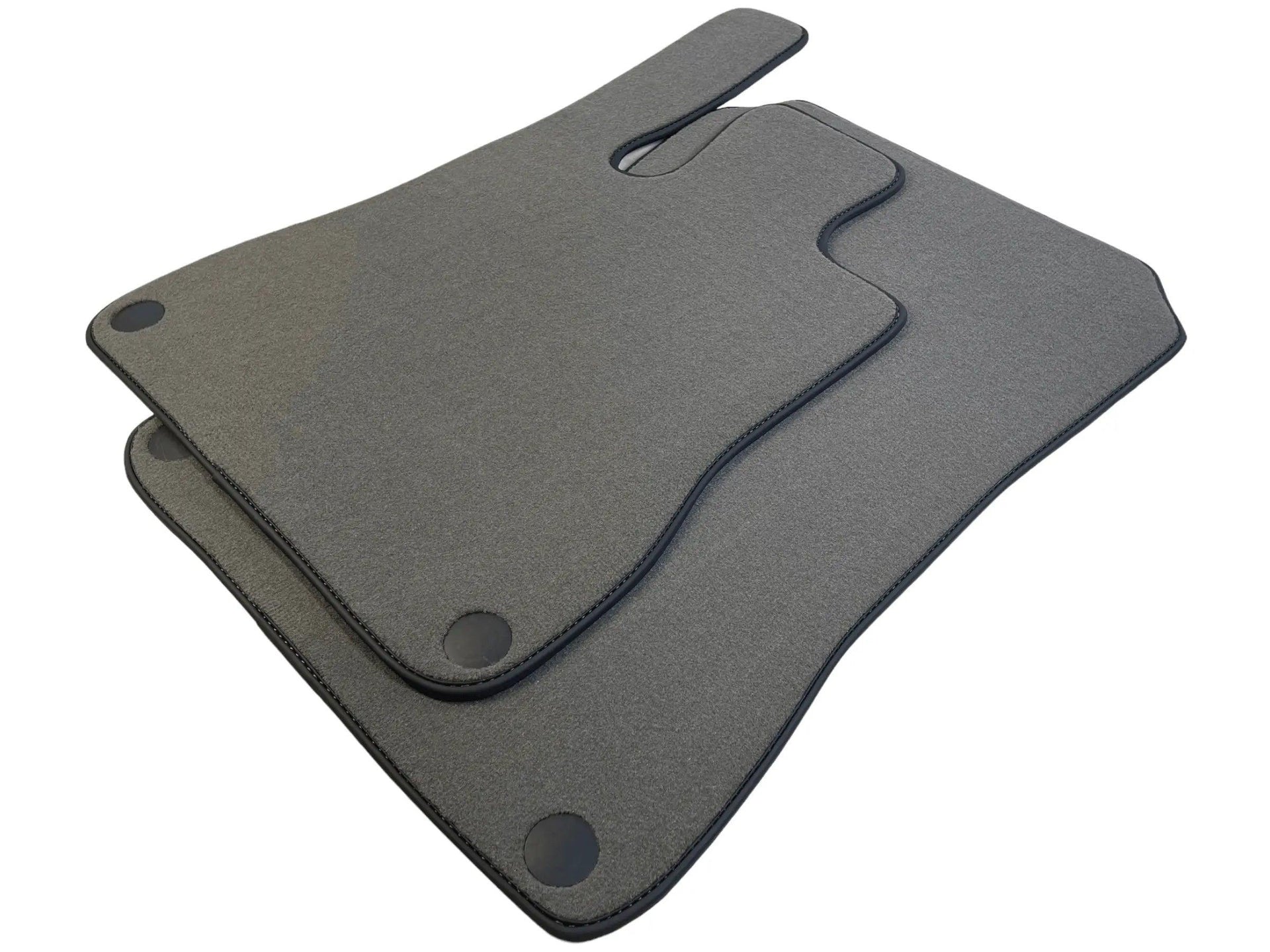 Gray Floor Mats For Mercedes-Benz SLC R172 (2016-2023) Black Trim - AutoWin