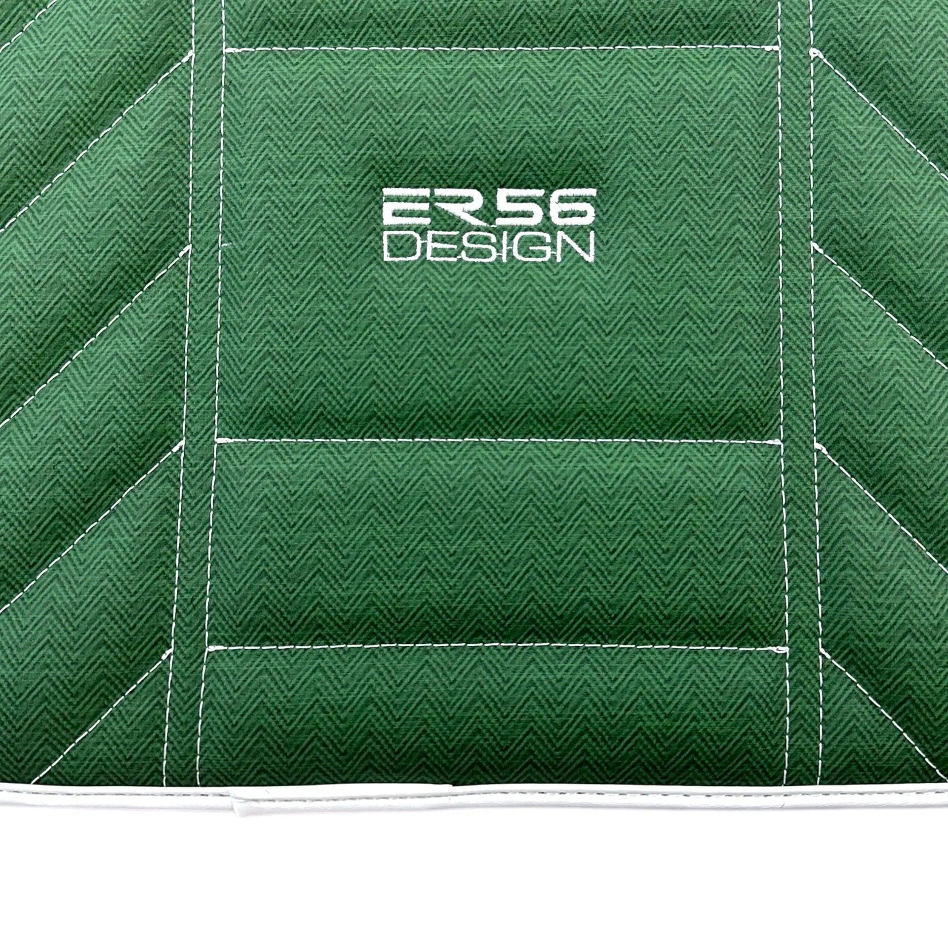 Green Leather Floor Mats For Rolls Royce Black Badge Phantom 2003–2016 - AutoWin