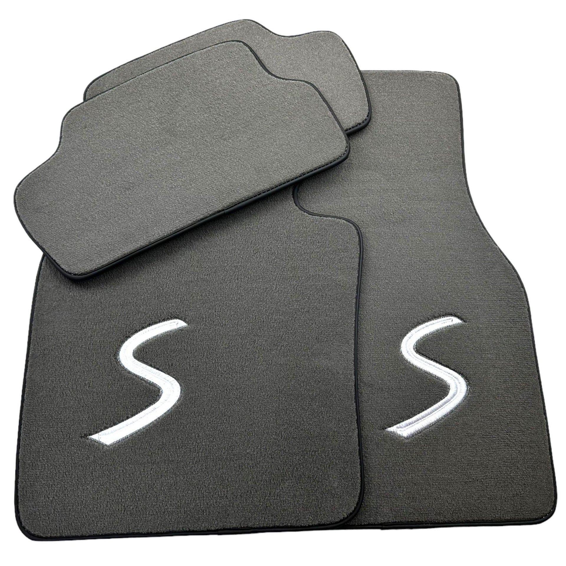 Grey Floor Mats for Mini Cooper / One R53 (2001-2007) Cooper S - AutoWin