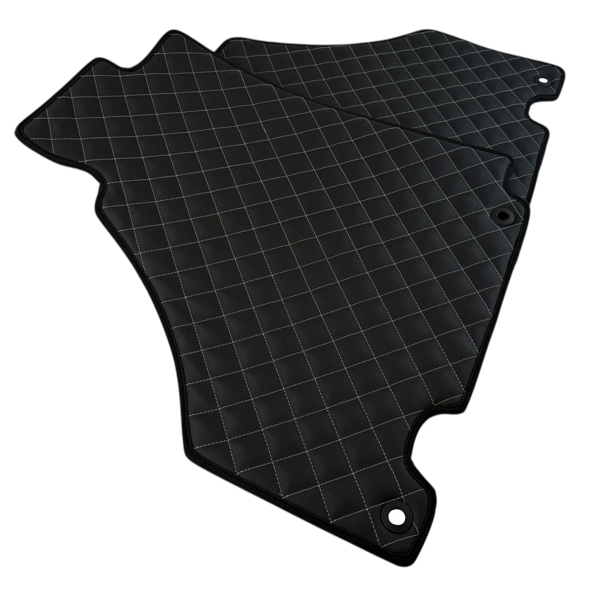 Leather Floor Mats with Single Diamond Pattern for Ferrari 360 (1999-2005)