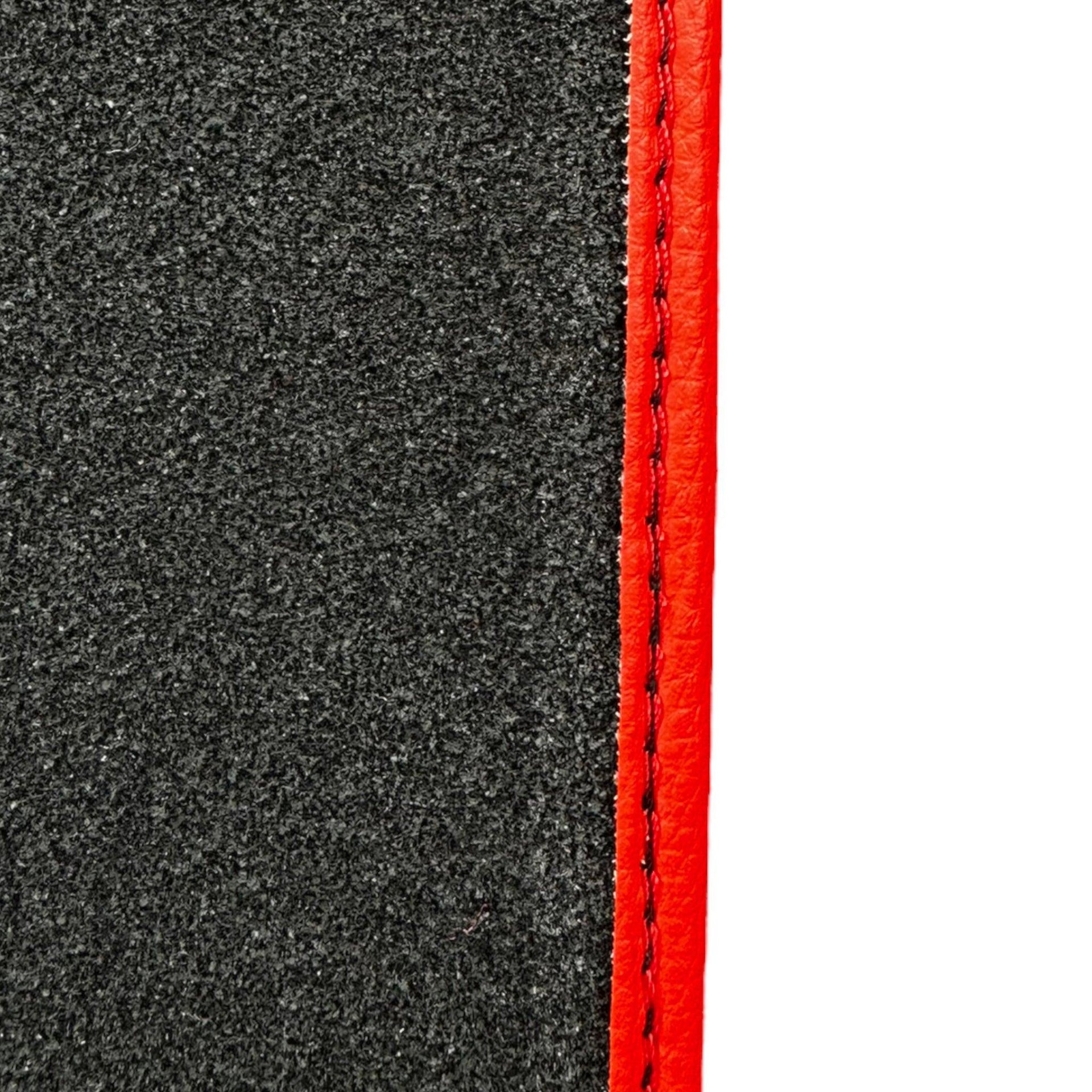 Red Floor Mats For Bentley Bentayga (2015-2023) with Alcantara Leather - AutoWin