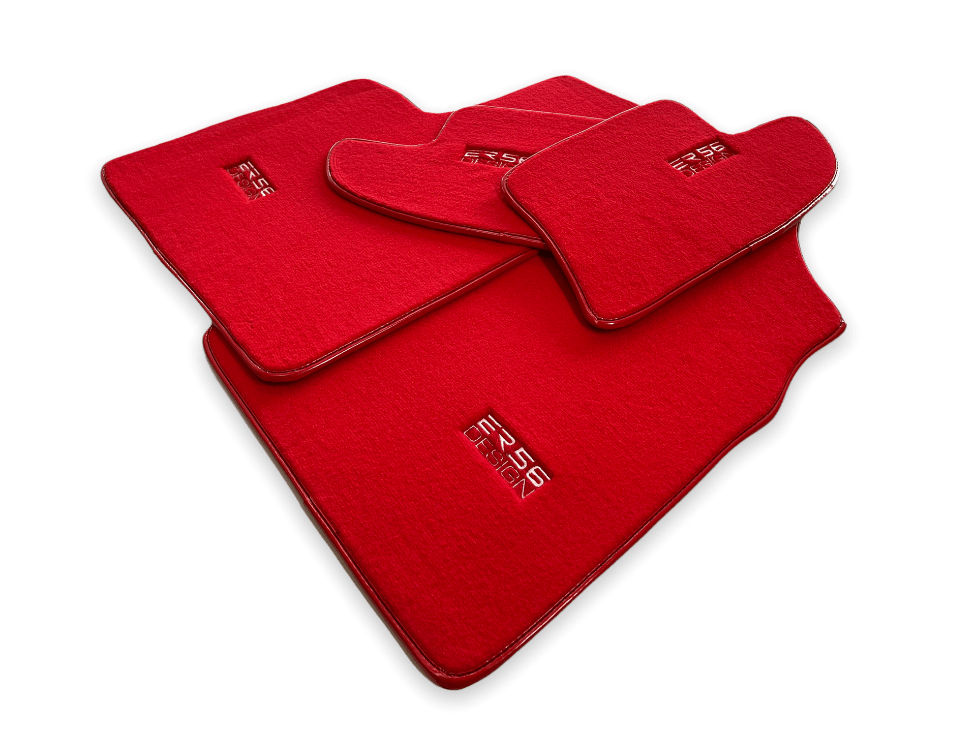 Red Floor Mats For Bentley Continental GTC (2011-2018) Er56 Design - AutoWin