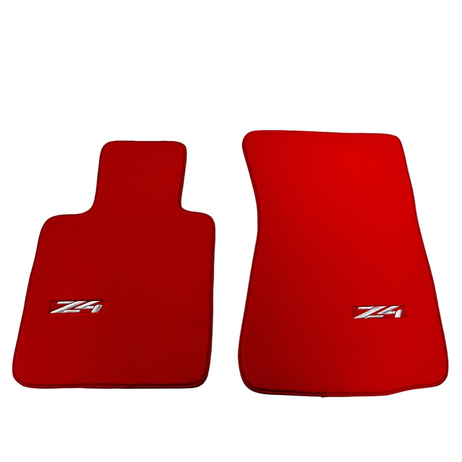 Red Floor Mats for BMW Z4 Series E86 Coupe (2003-2008) - AutoWin
