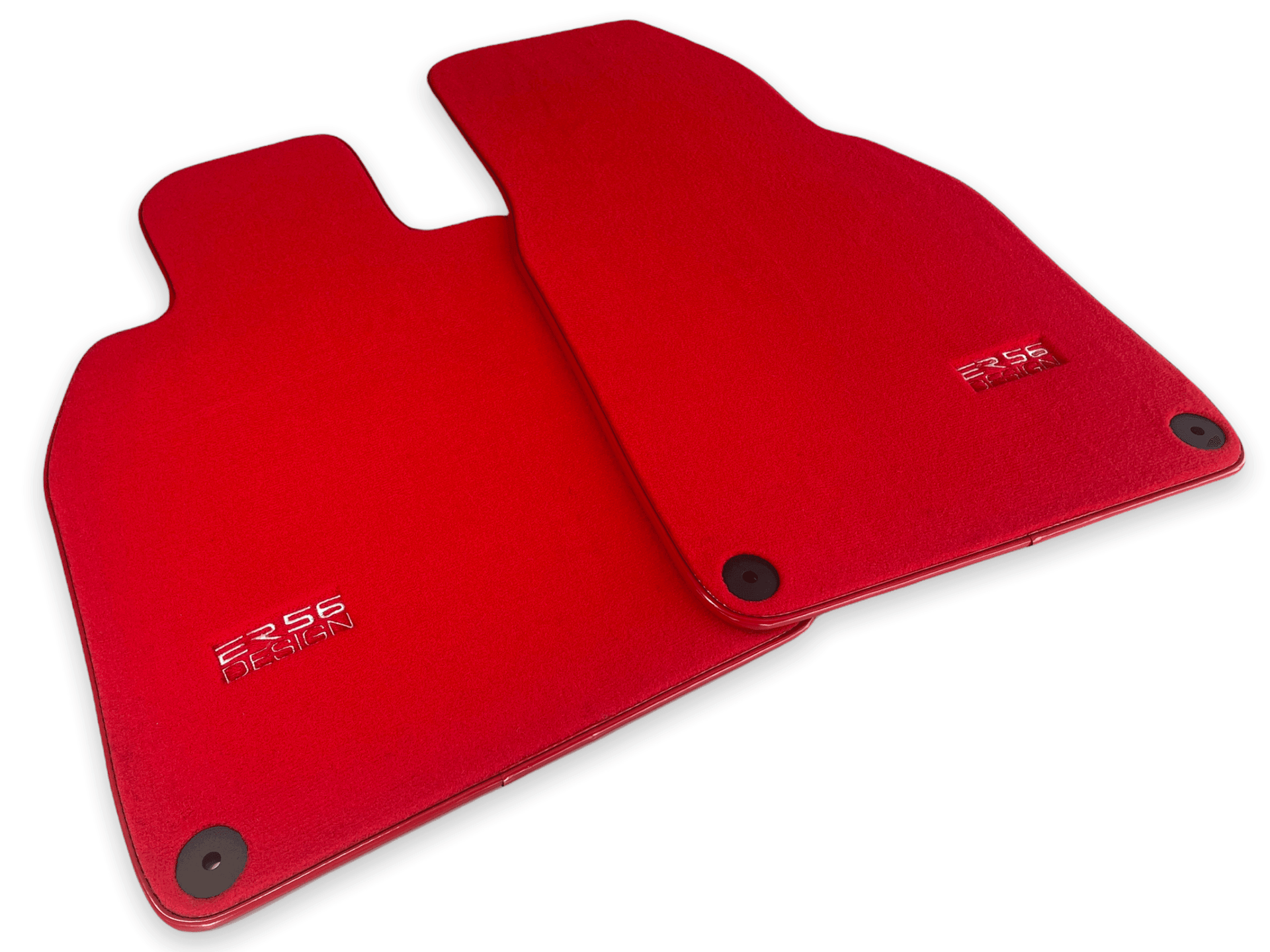 Red Floor Mats for Porsche Macan (2014-2023) | ER56 Design - AutoWin