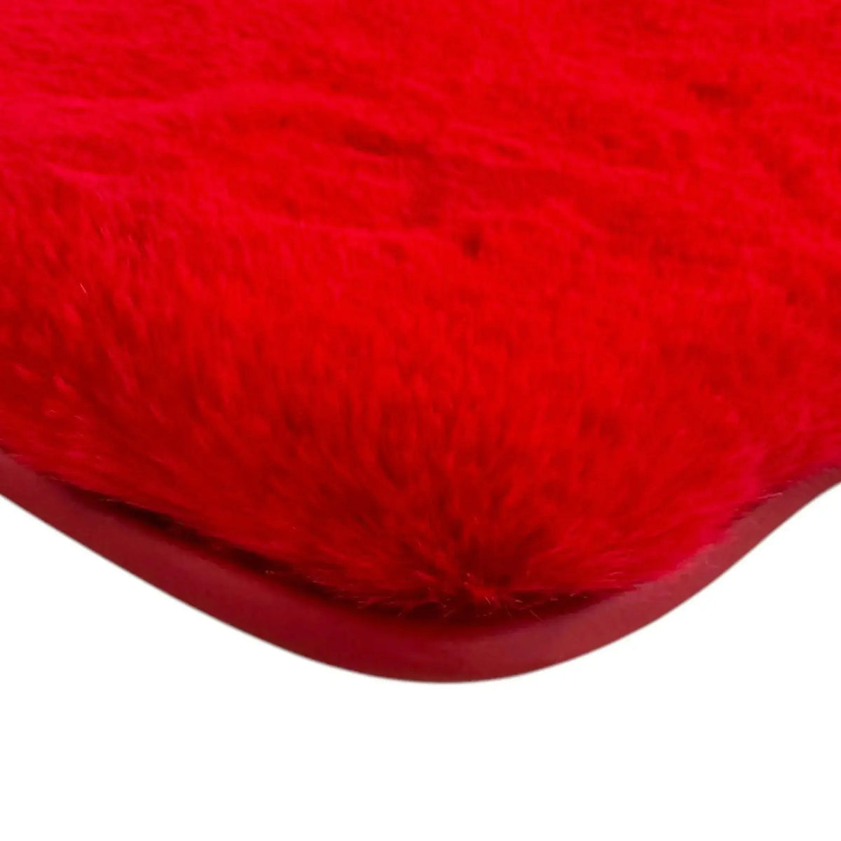 Red Sheepskin Floor Mats for Ferrari 458 Speciale (2012-2015)