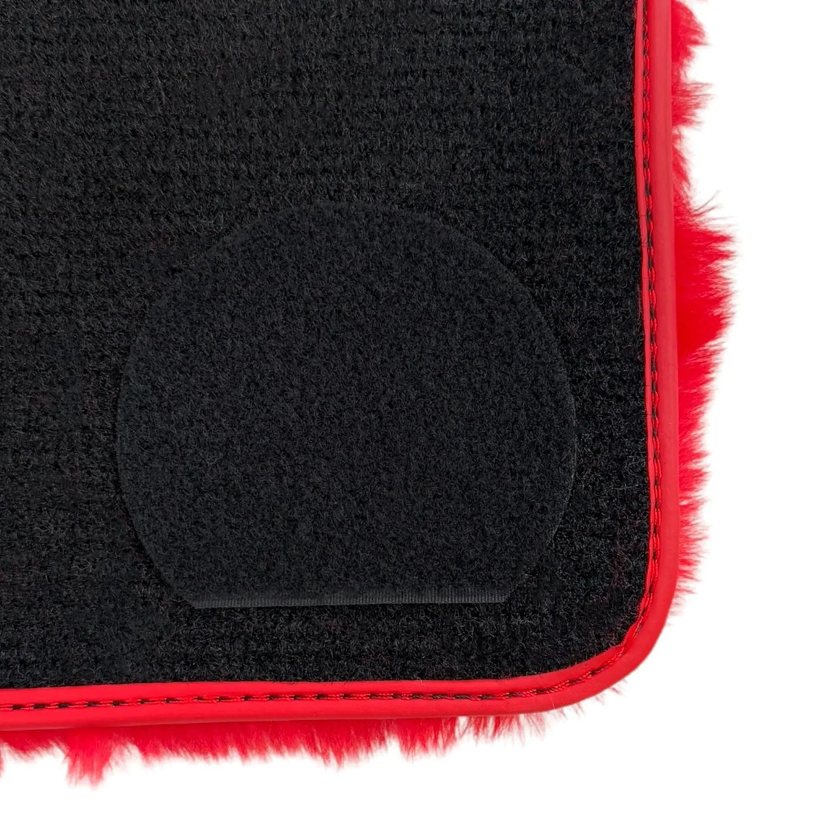 Red Sheepskin Floor Mats for Ferrari 812 Superfast (2019-2023)