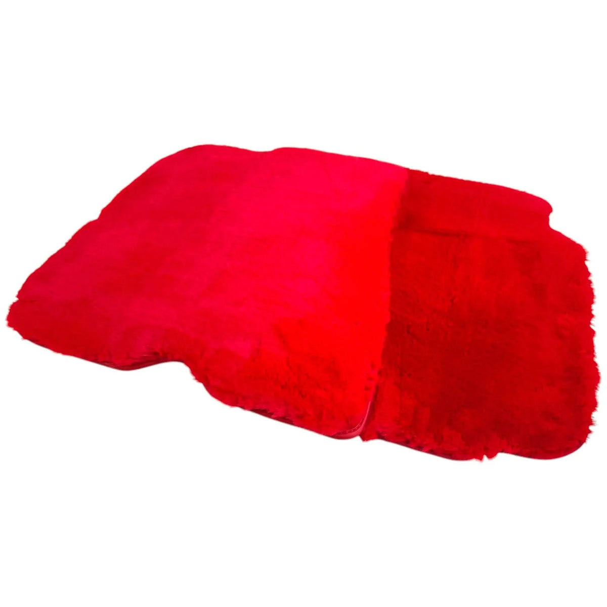 Red Sheepskin Floor Mats for Ferrari 812 Superfast (2019-2023)