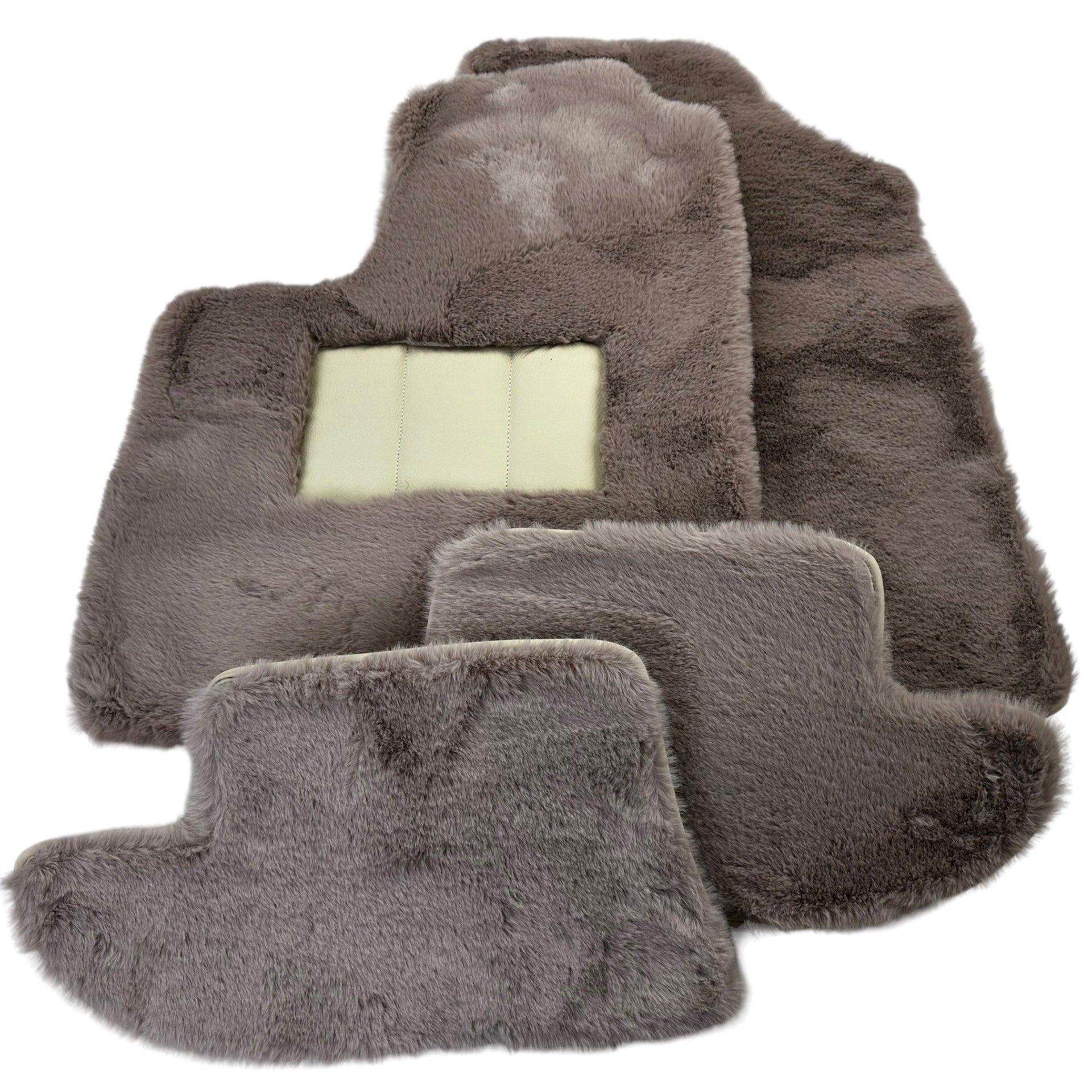 Sheepskin Floor Mats For Bentley Continental GT (2011–2018) Er56 Design - AutoWin