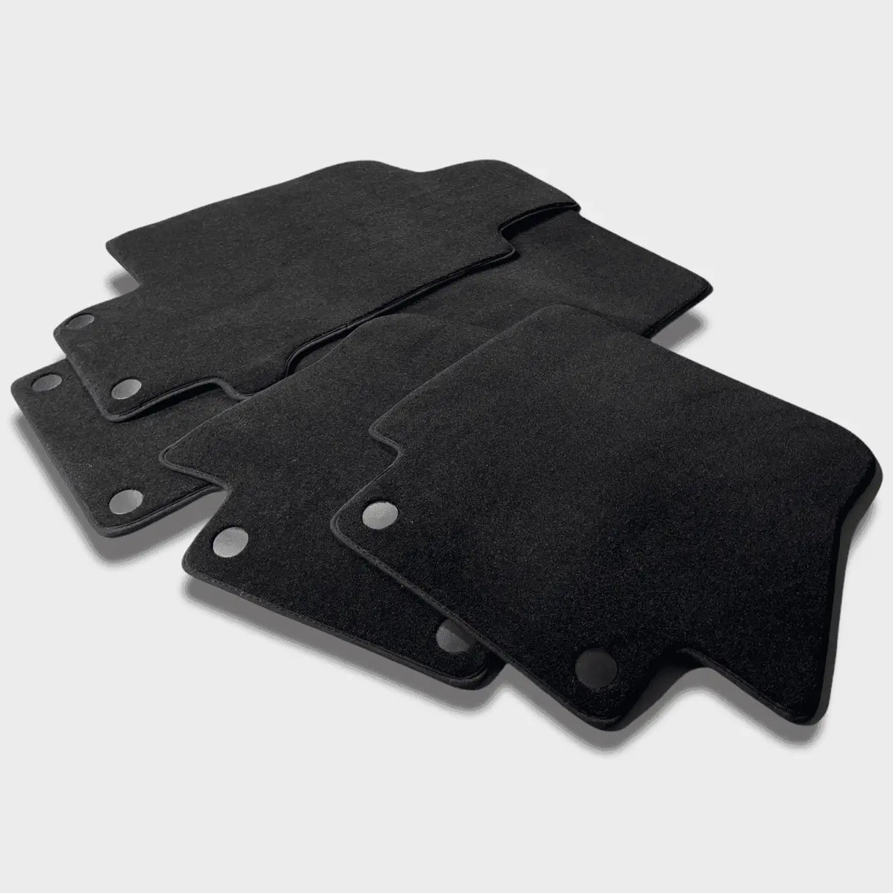 Floor Mats For Maserati GranCabrio I (2010-2019) Black - AutoWin