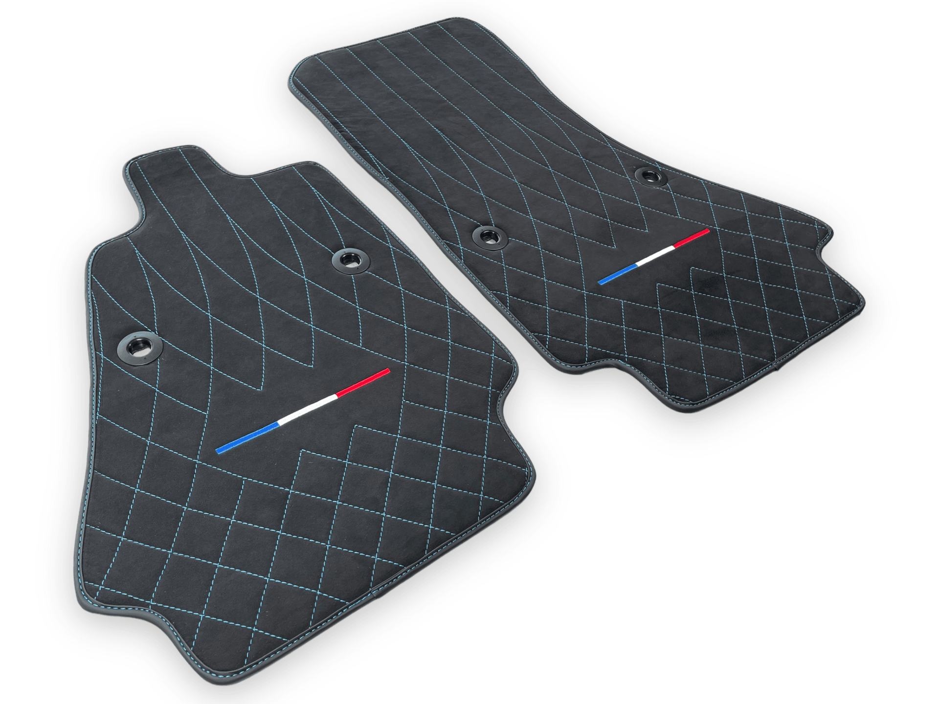 Alcantara Leather Floor Mats For Bugatti Chiron Limited Edition - AutoWin