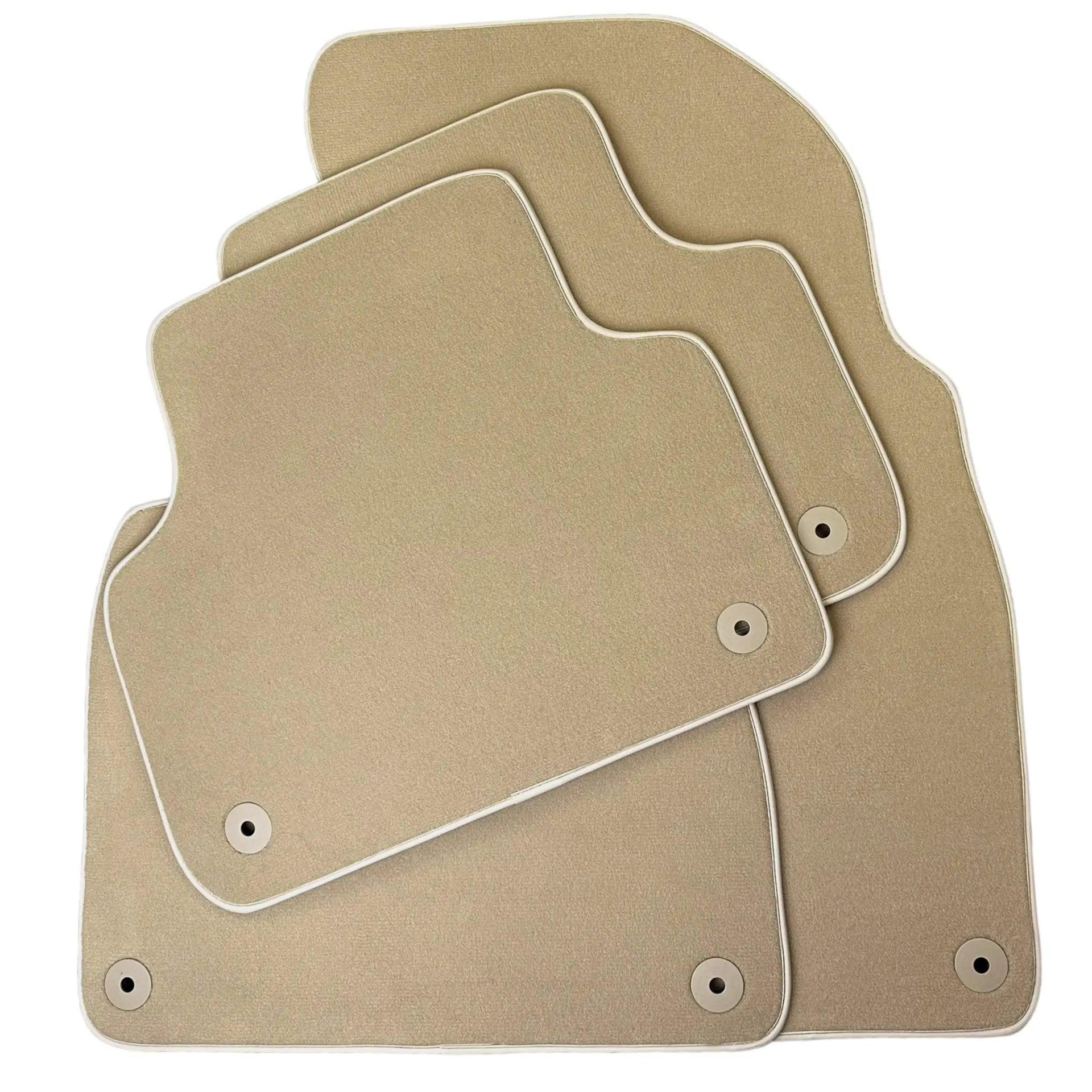 Beige Floor Mats For Bentley Mulsanne (2010-2020) - AutoWin