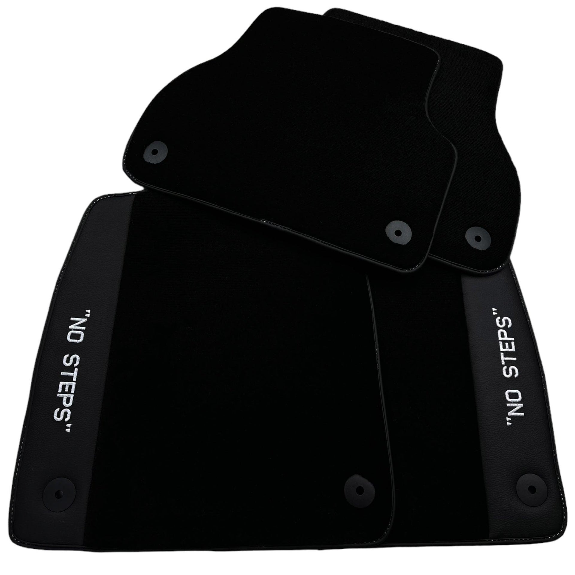 Black Floor Mats for Audi Q5 8R Hybrid (2008-2017) | No Steps - AutoWin