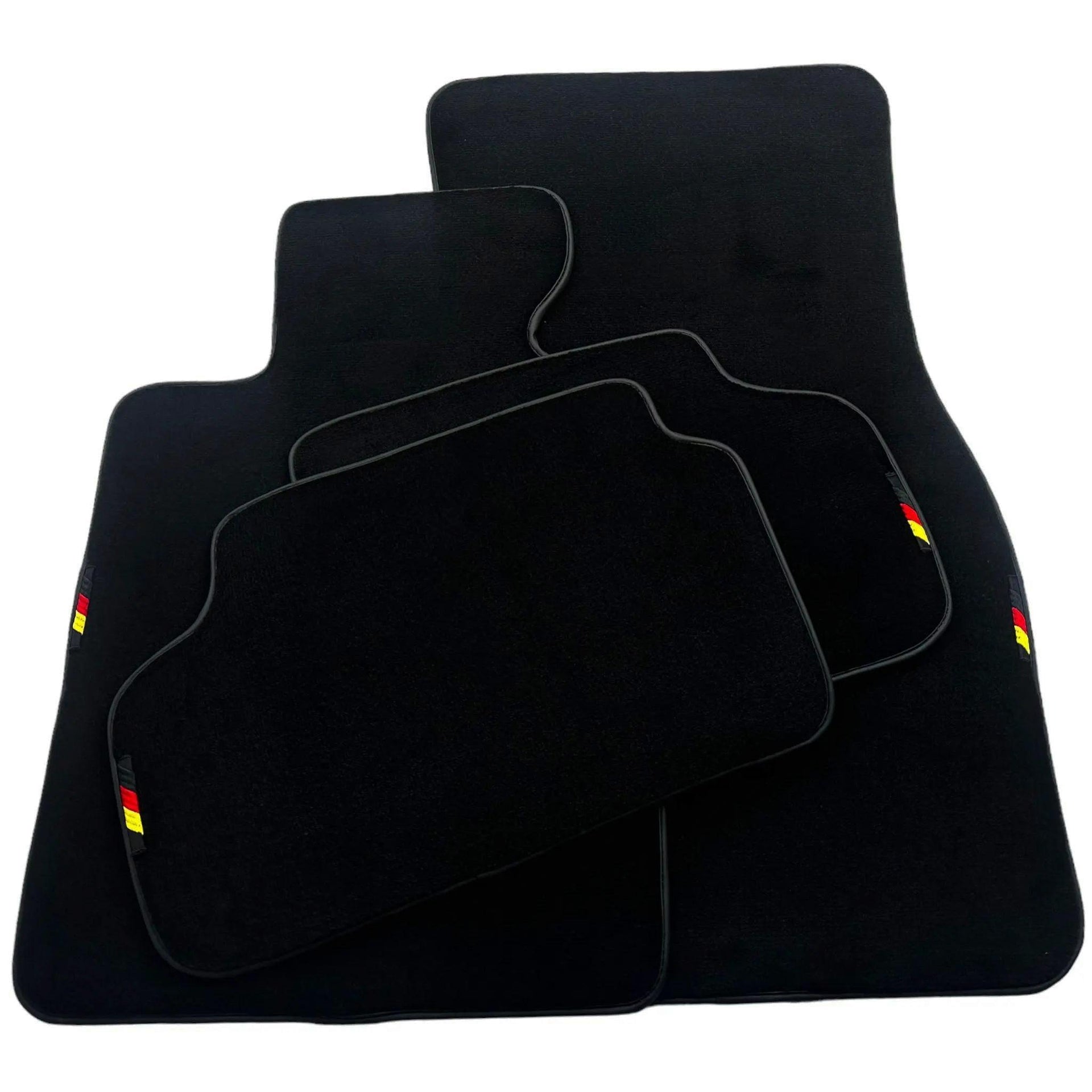 Black Floor Mats For BMW 1 Series E81 Germany Edition - AutoWin