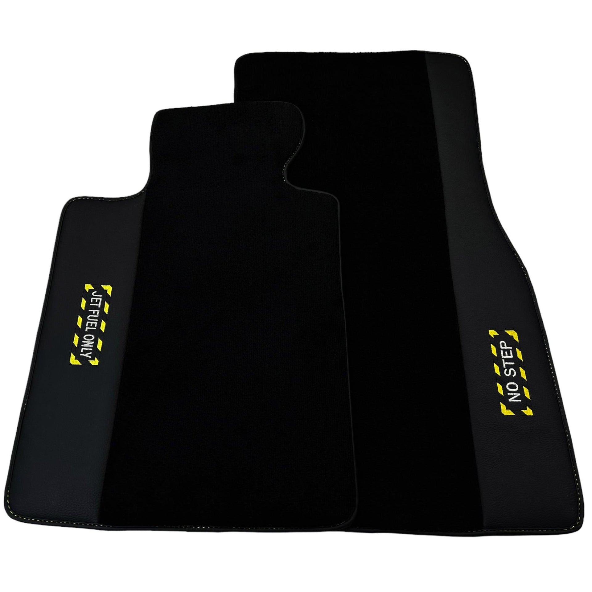 Black Floor Mats For BMW X2 Series F39 | Fighter Jet Edition - AutoWin