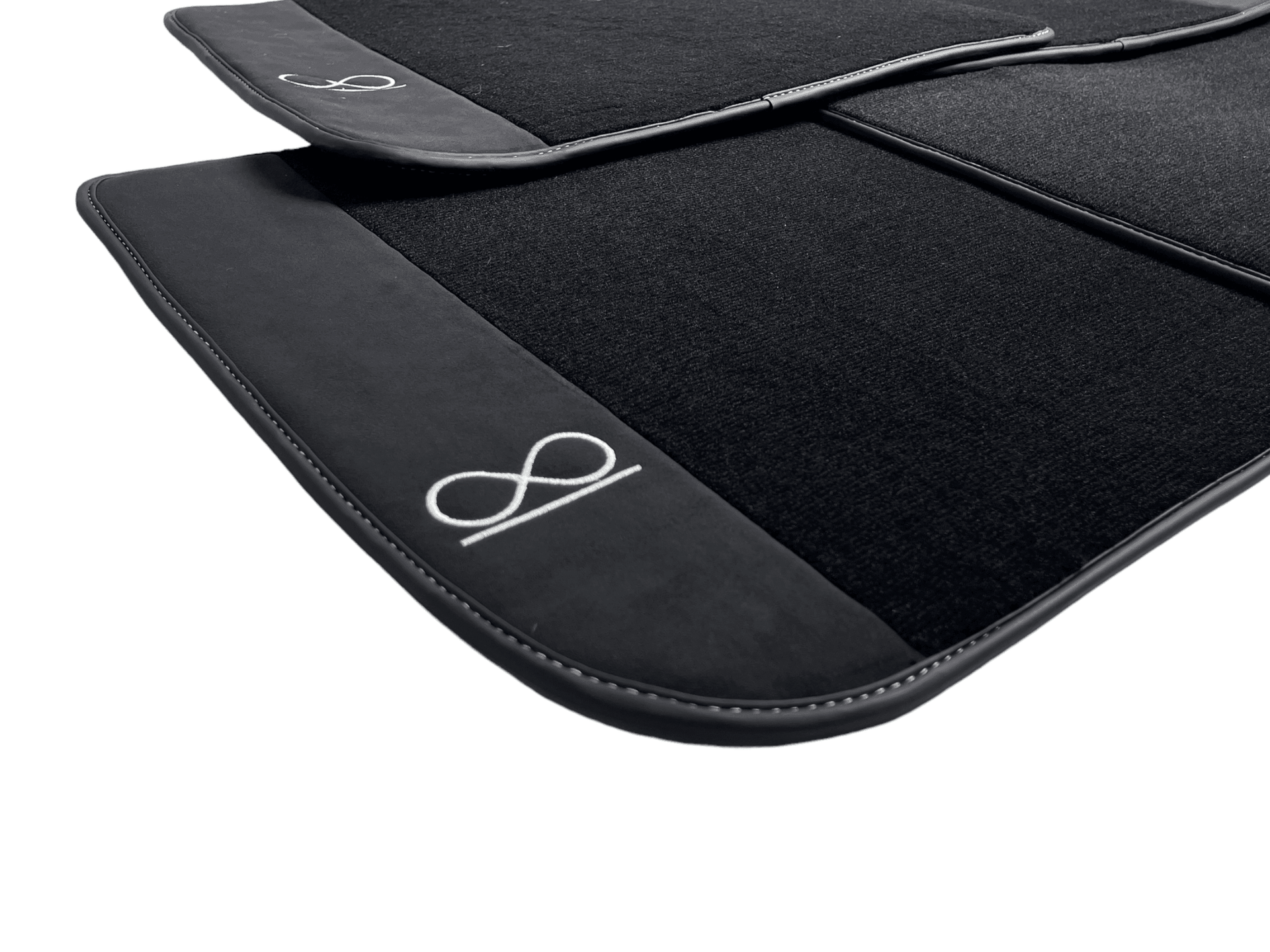 Black Floor Mats For Rolls Royce Black Badge Dawn - AutoWin
