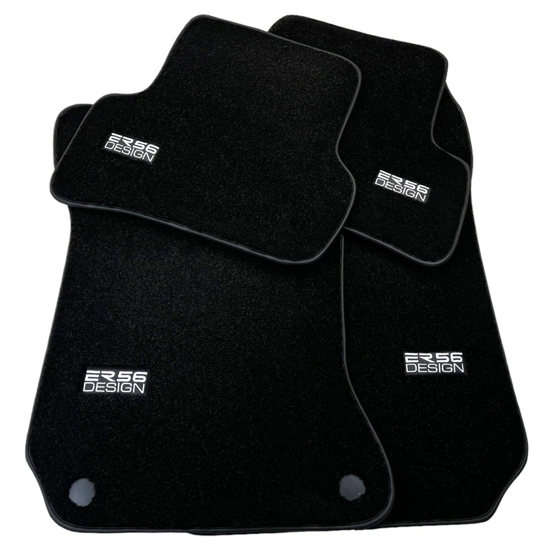 Black Luxury Floor Mats For Mercedes Benz GLA-Class H247 (2021-2023) Hybrid | ER56 Design - AutoWin