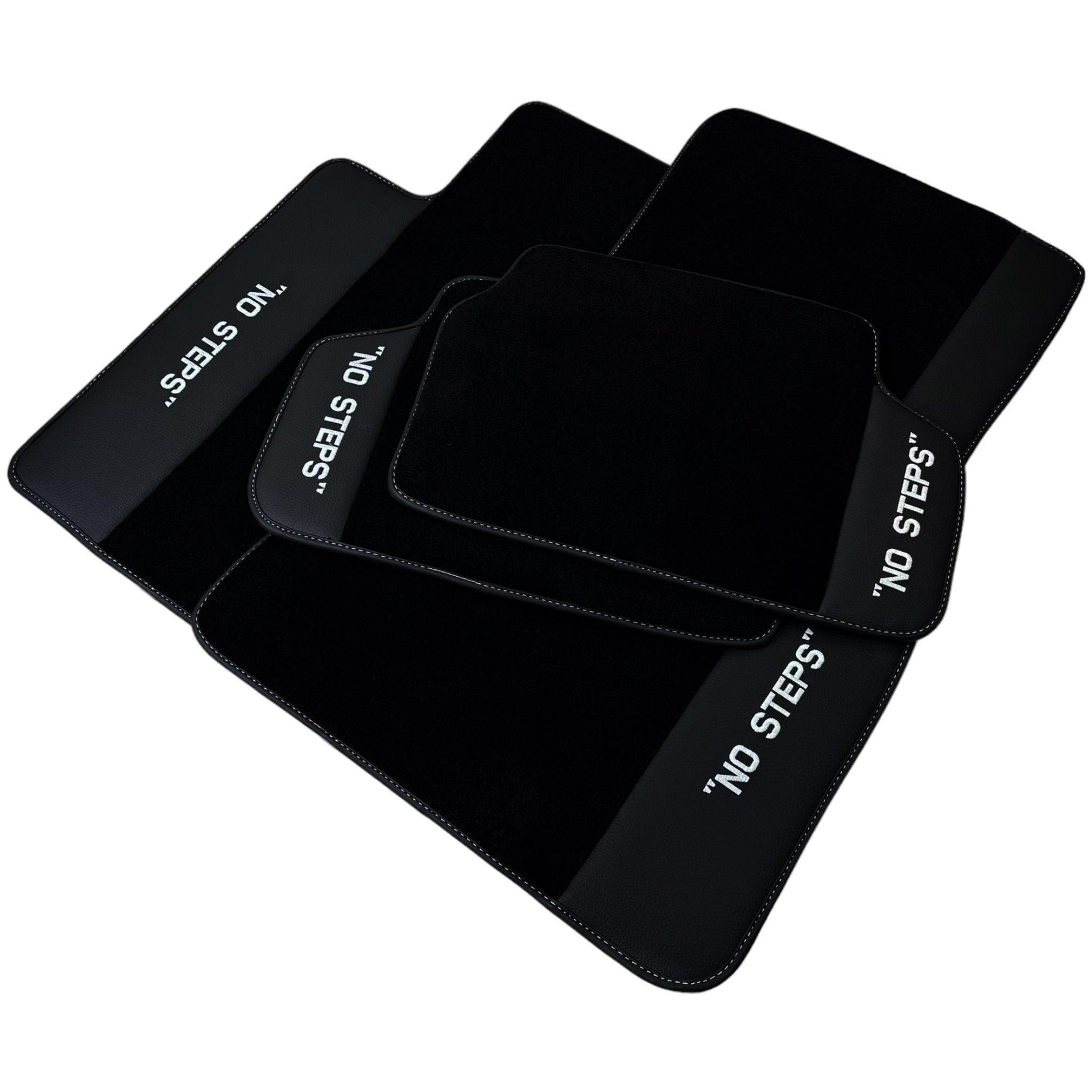 Black Mats For BMW 1 Series E88 Convertible No Steps Edition - AutoWin