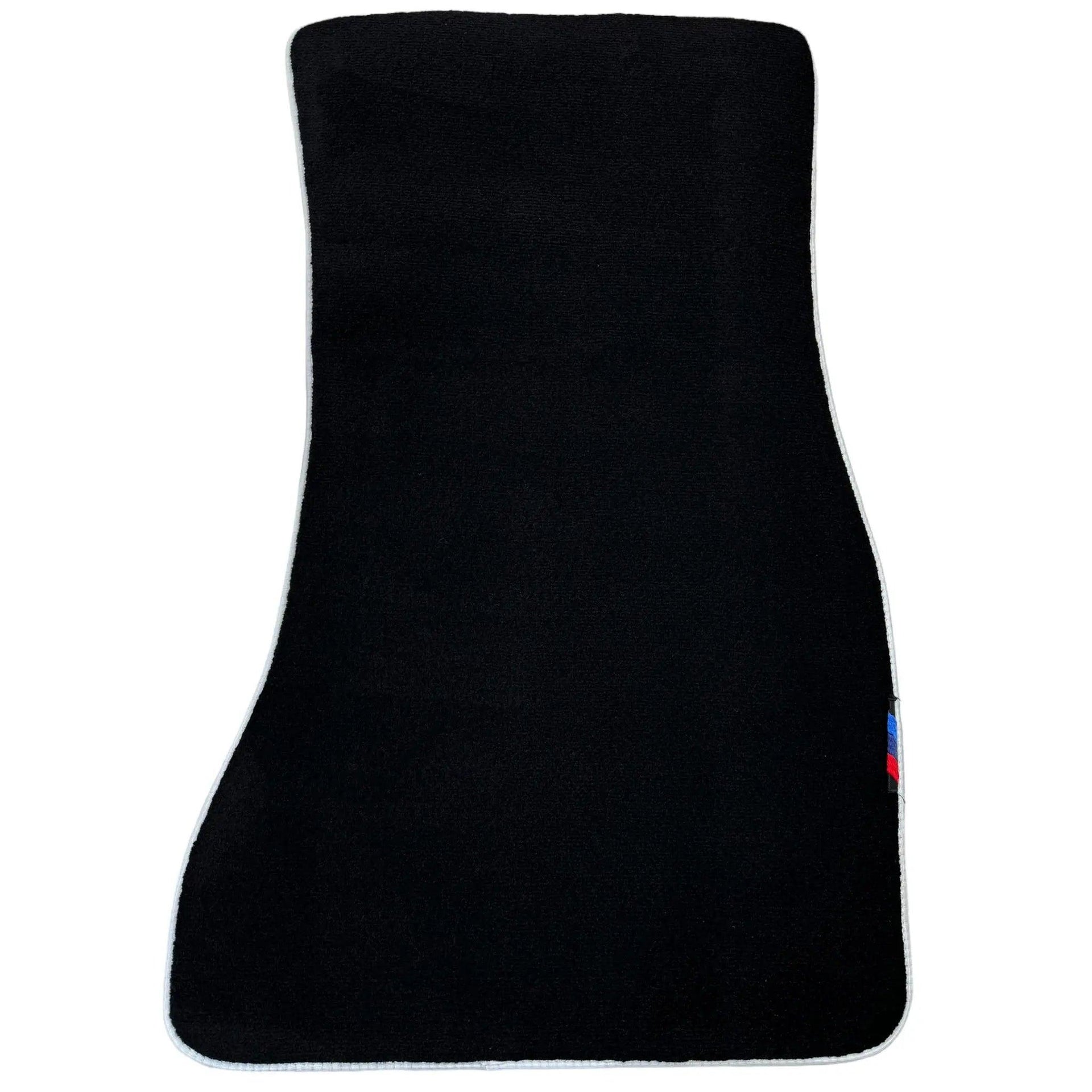 Black Mats For BMW 1 Series F21 3-door Hatchback | White Trim - AutoWin