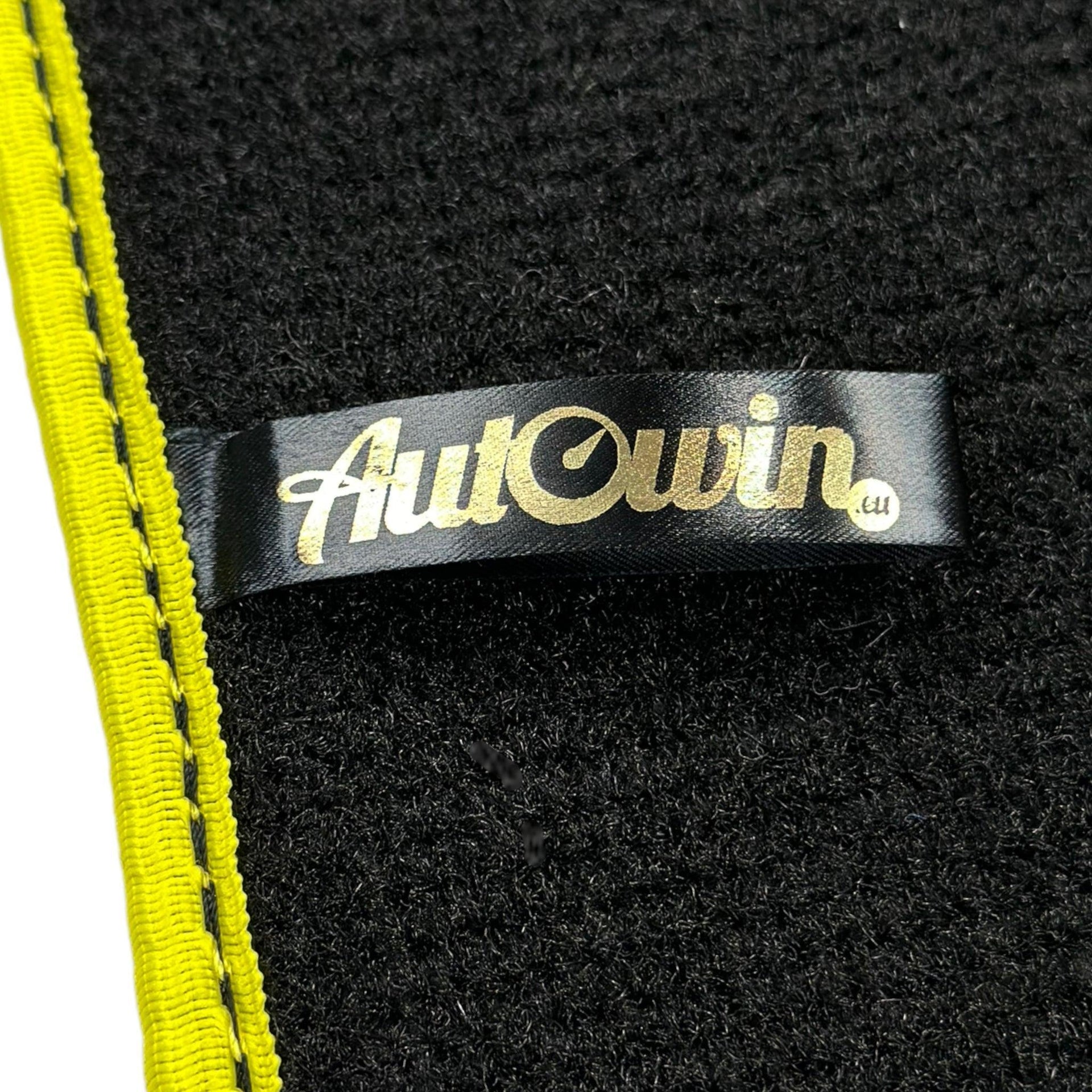 Black Mats For BMW M5 E39 | Yellow Trim - AutoWin
