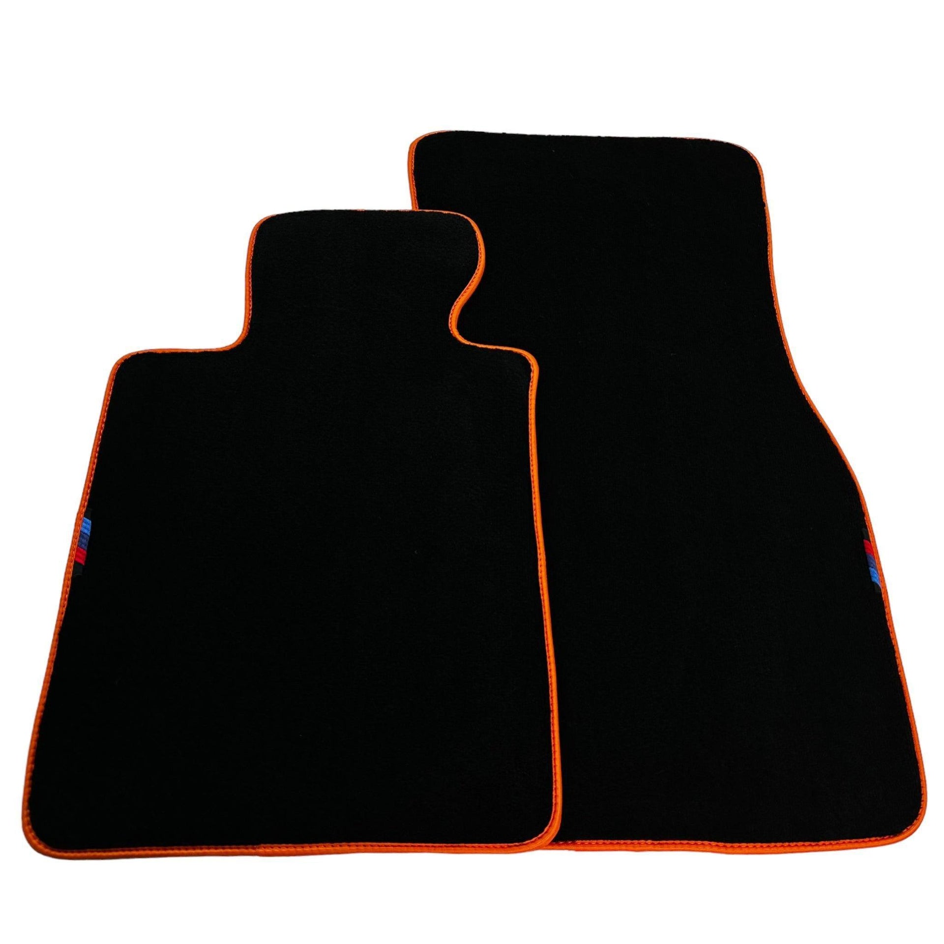 Black Mats For BMW M6 E24 | Orange Trim - AutoWin
