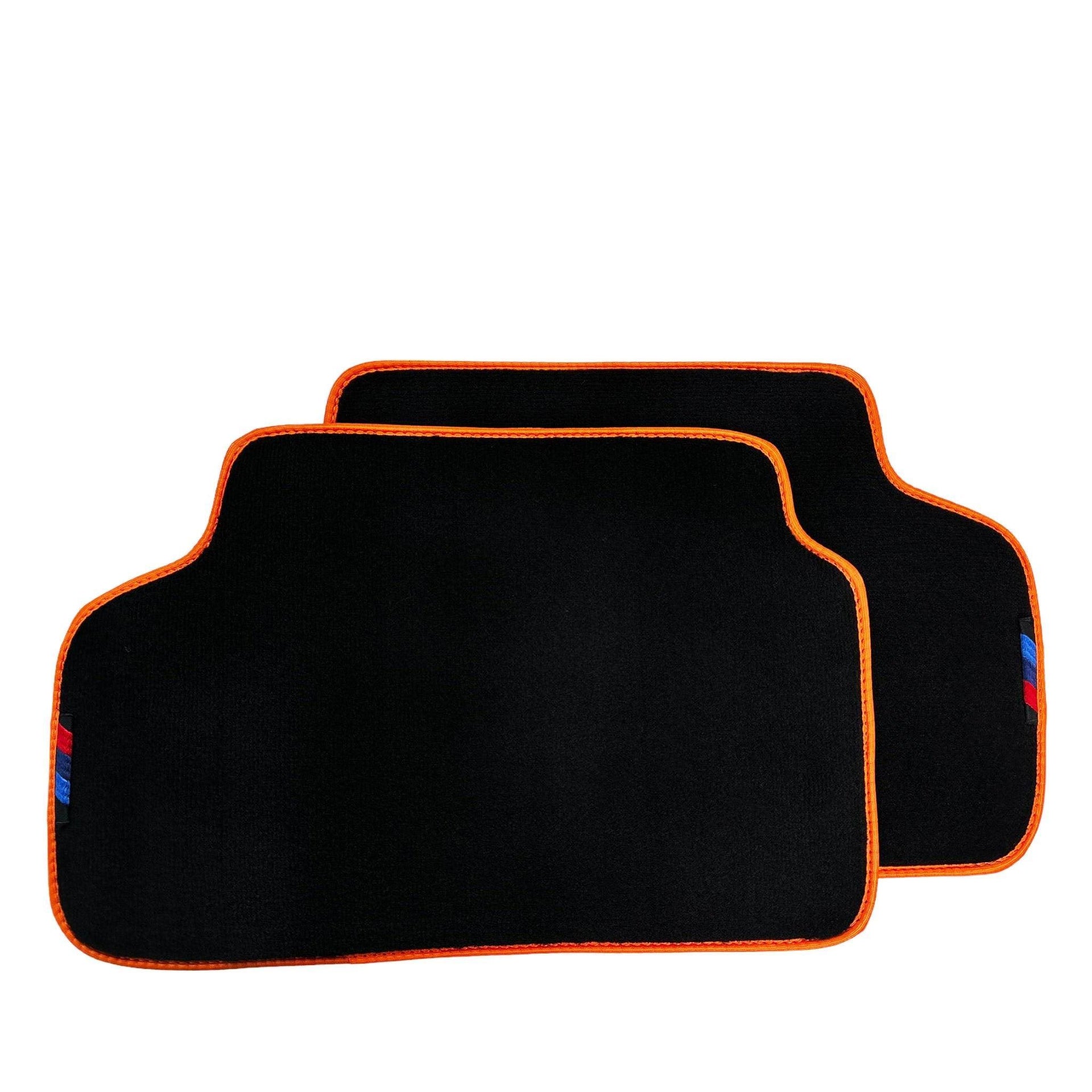 Black Mats For BMW X6 Series F16 | Orange Trim - AutoWin