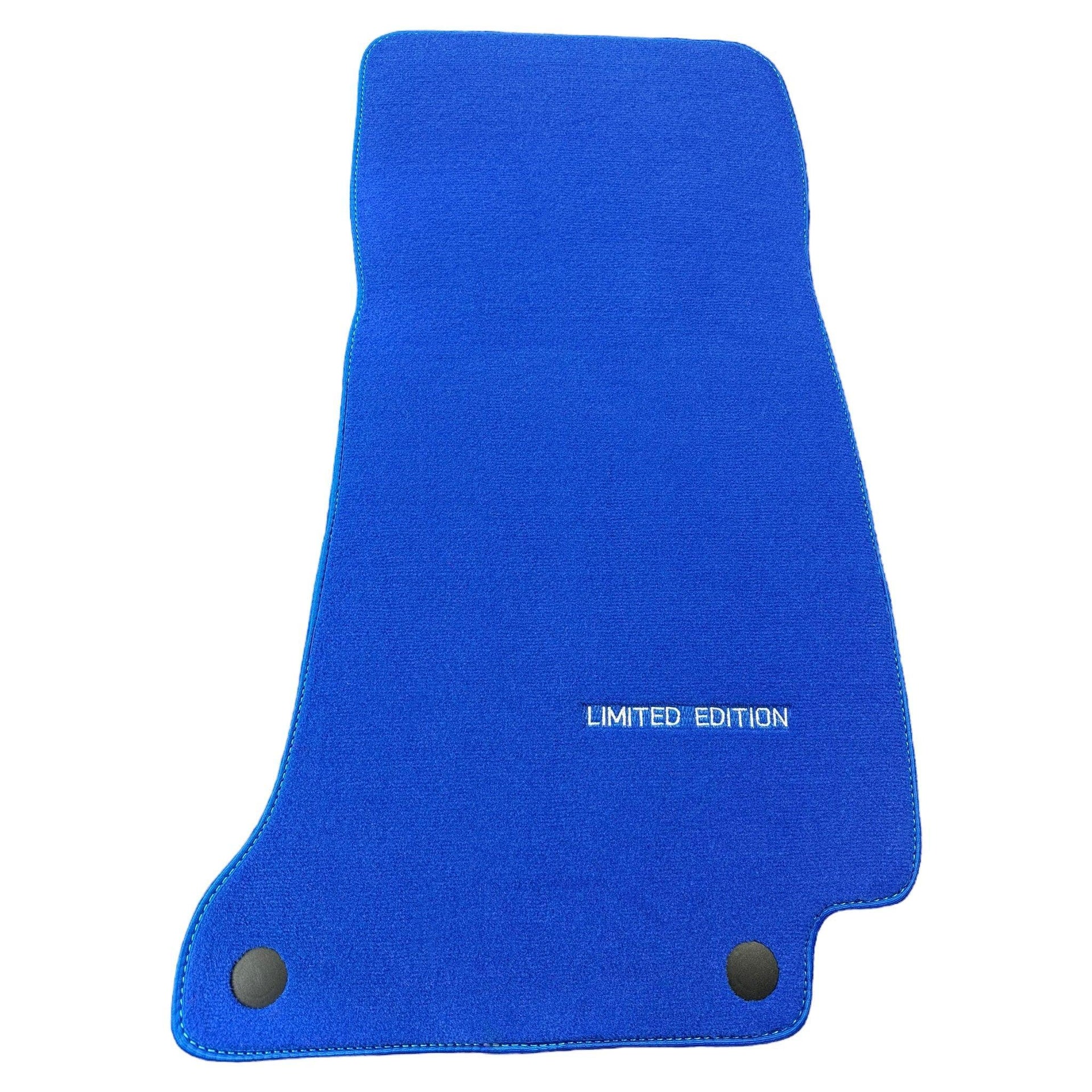 Blue Floor Mats For Mercedes Benz C-Class A205 Convertible Facelift (2018-2023) | Limited Edition - AutoWin