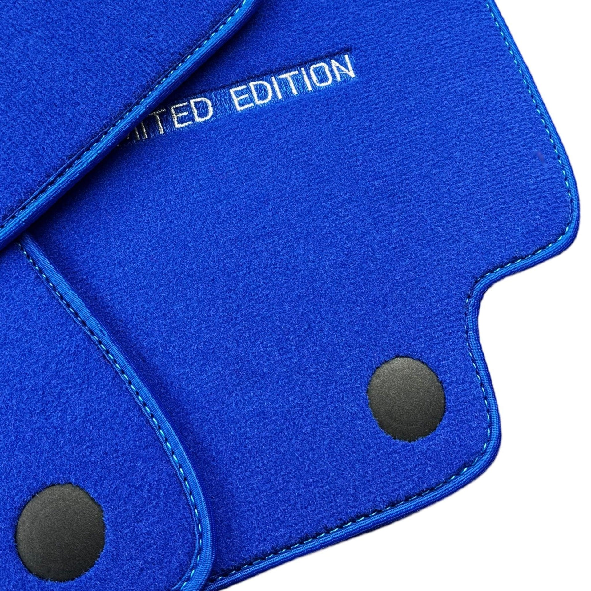 Blue Floor Mats For Mercedes Benz GLC-Class X253 SUV (2016-2019) Hybrid | Limited Edition - AutoWin