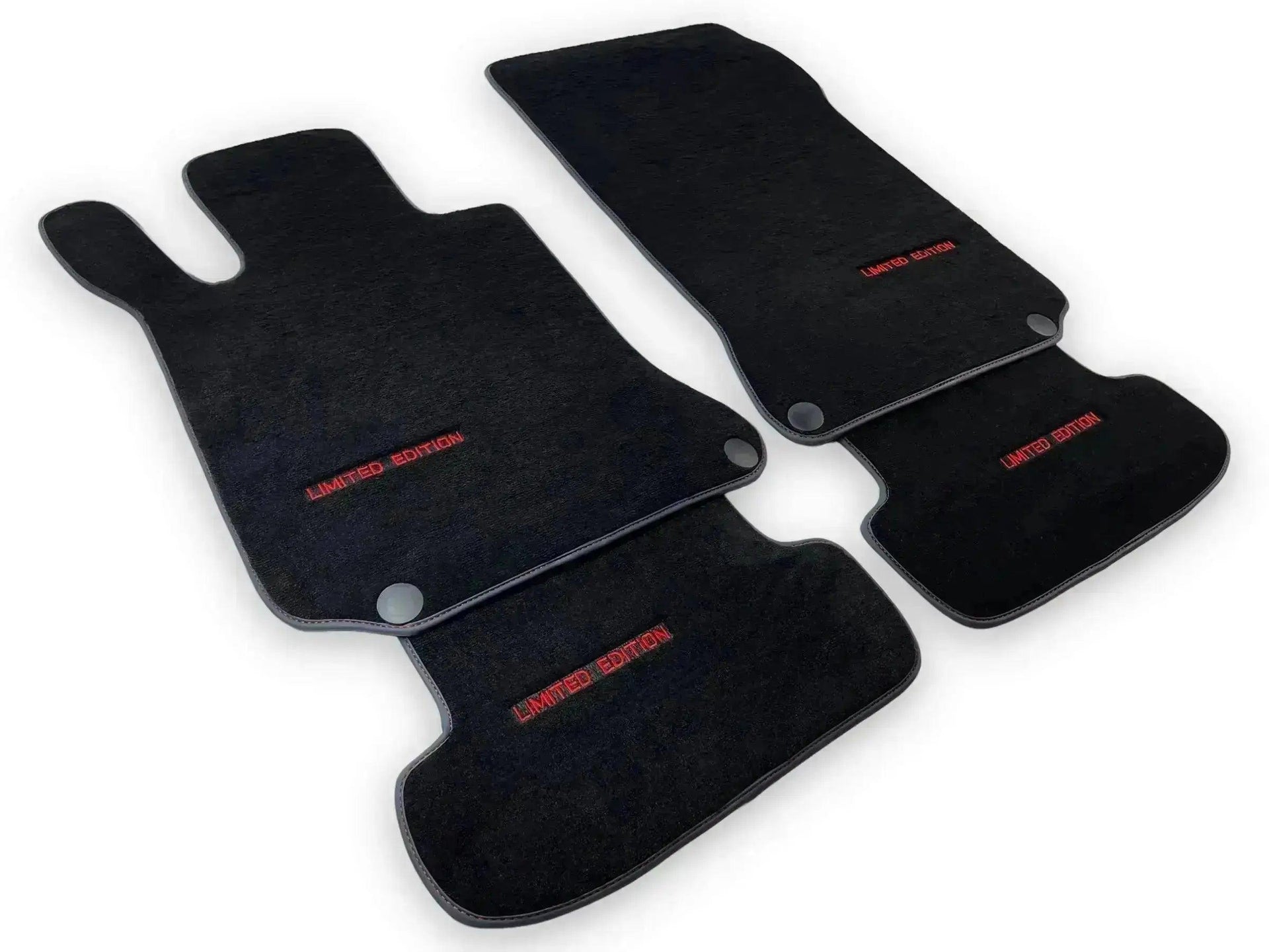Blue Floor Mats For Mercedes Benz GLK-Class X204 (2012-2015) | Limited Edition - AutoWin