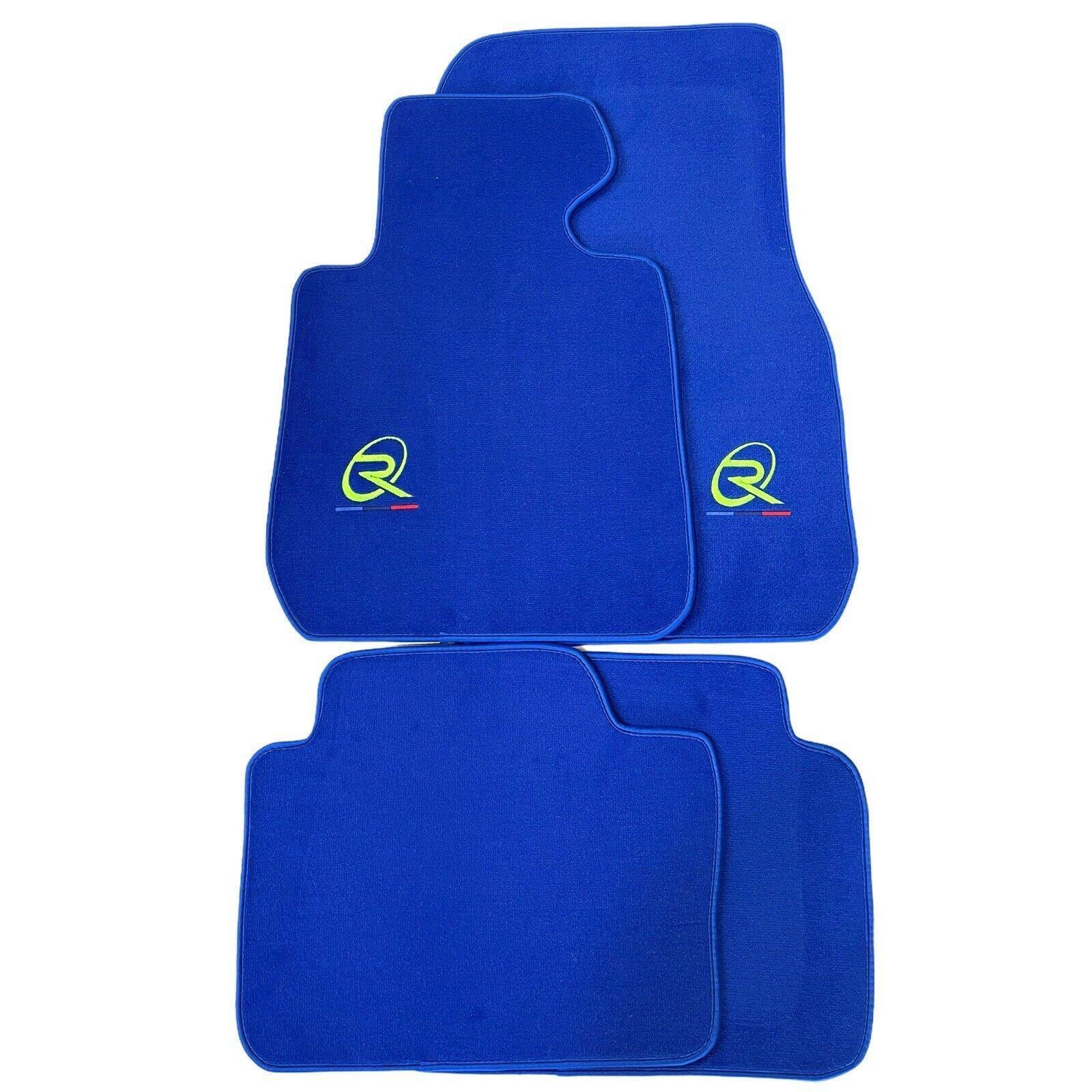 Blue Mats For BMW 3 Series E46 Convertible Tailored Set Perfect Fit - AutoWin