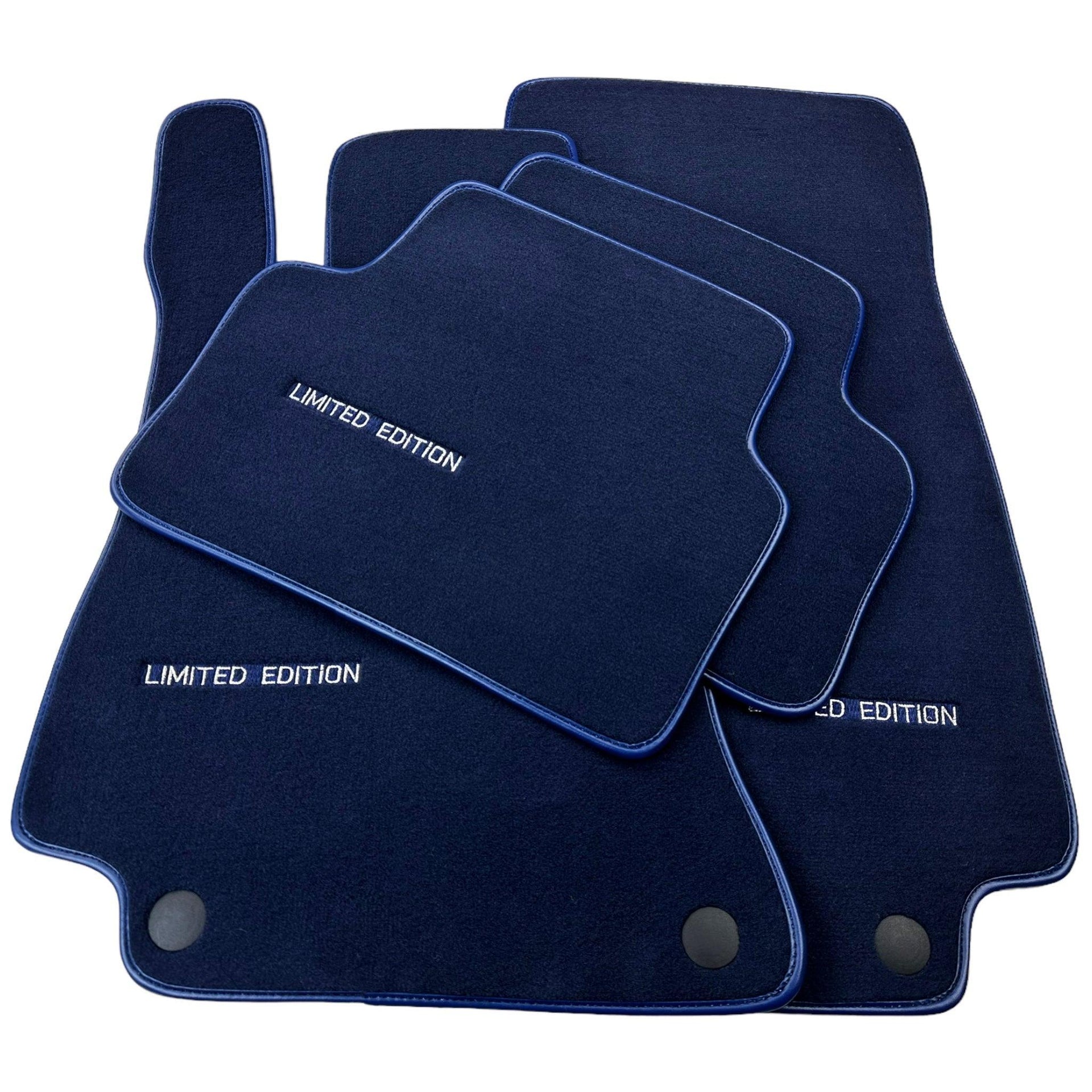 Dark Blue Floor Mats For Mercedes Benz S-Class Z223 Maybach (2021-2023) | Limited Edition - AutoWin