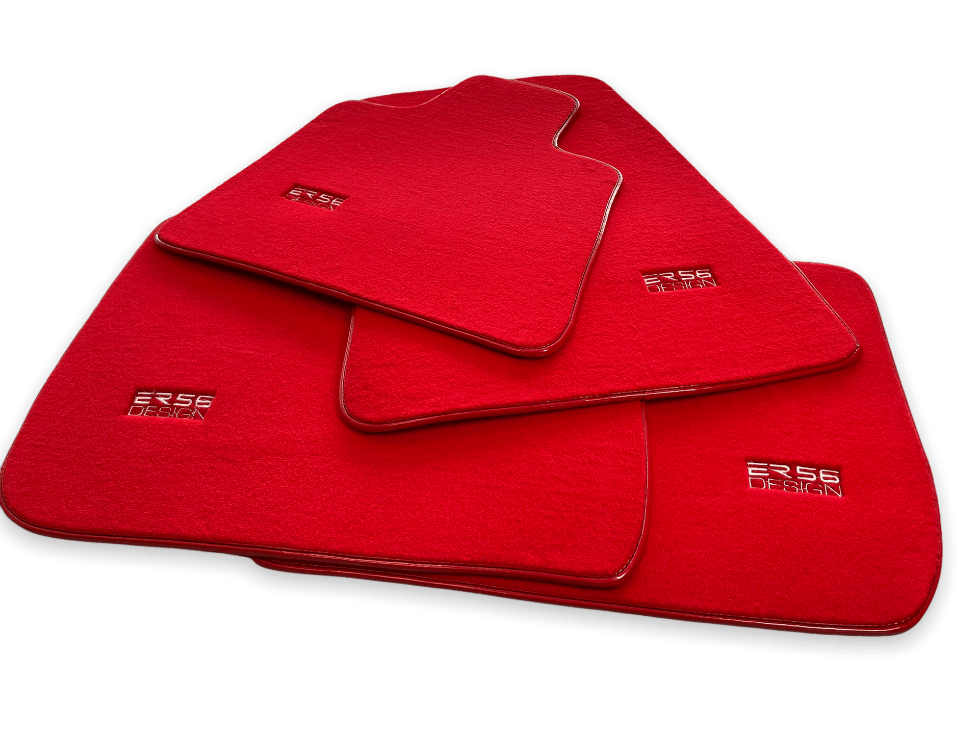 Floor Mats For Bentley Continental GT Red 2003–2011 Er56 Design - AutoWin