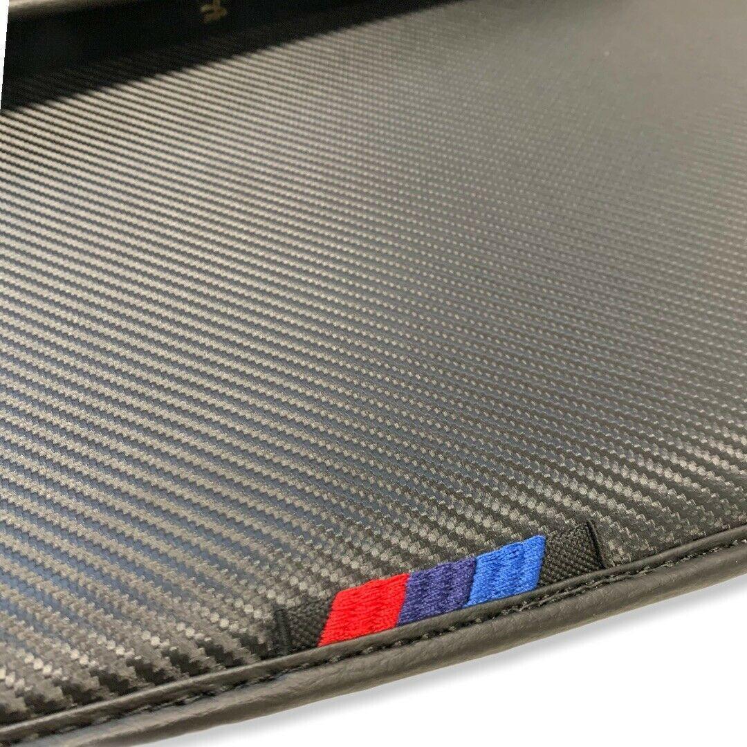 Floor Mats For BMW M3 E92 Autowin Brand Carbon Fiber Leather - AutoWin