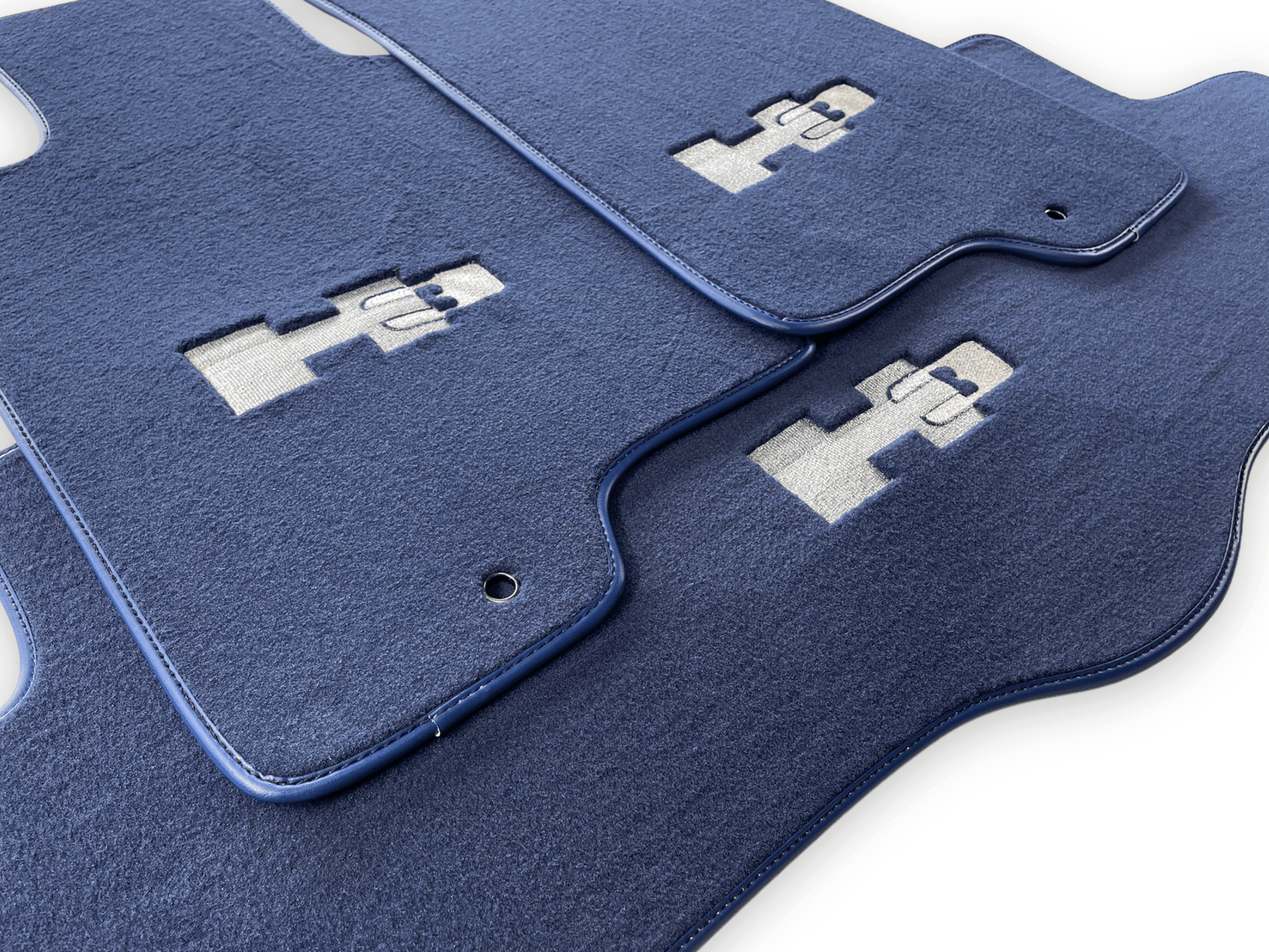 Floor Mats For Hummer H3 2005-2010 Tailored Dark Blue Color Carpets - AutoWin