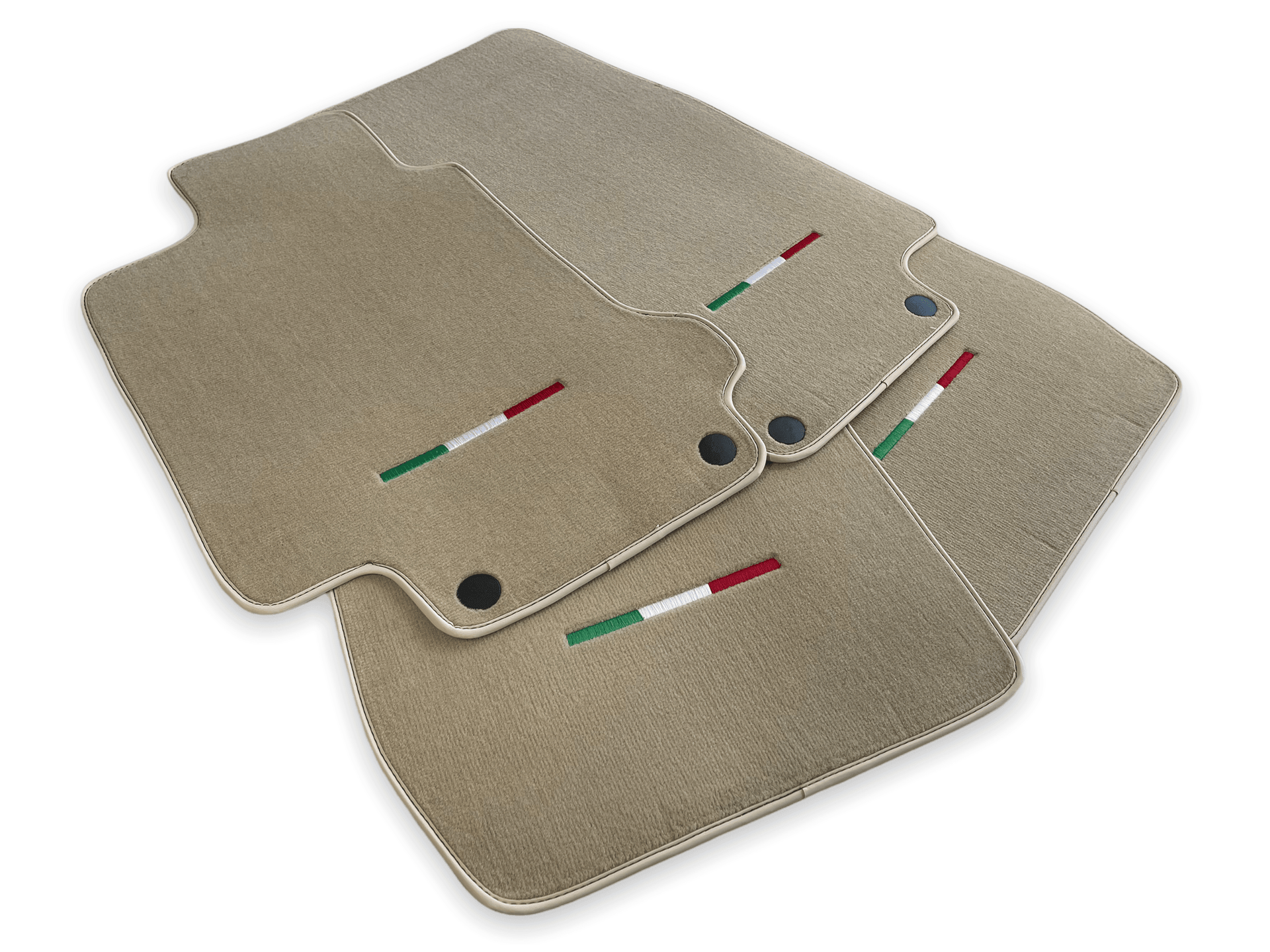 Floor Mats For Maserati GranTurismo (2007-2019) Beige IT Edition - AutoWin