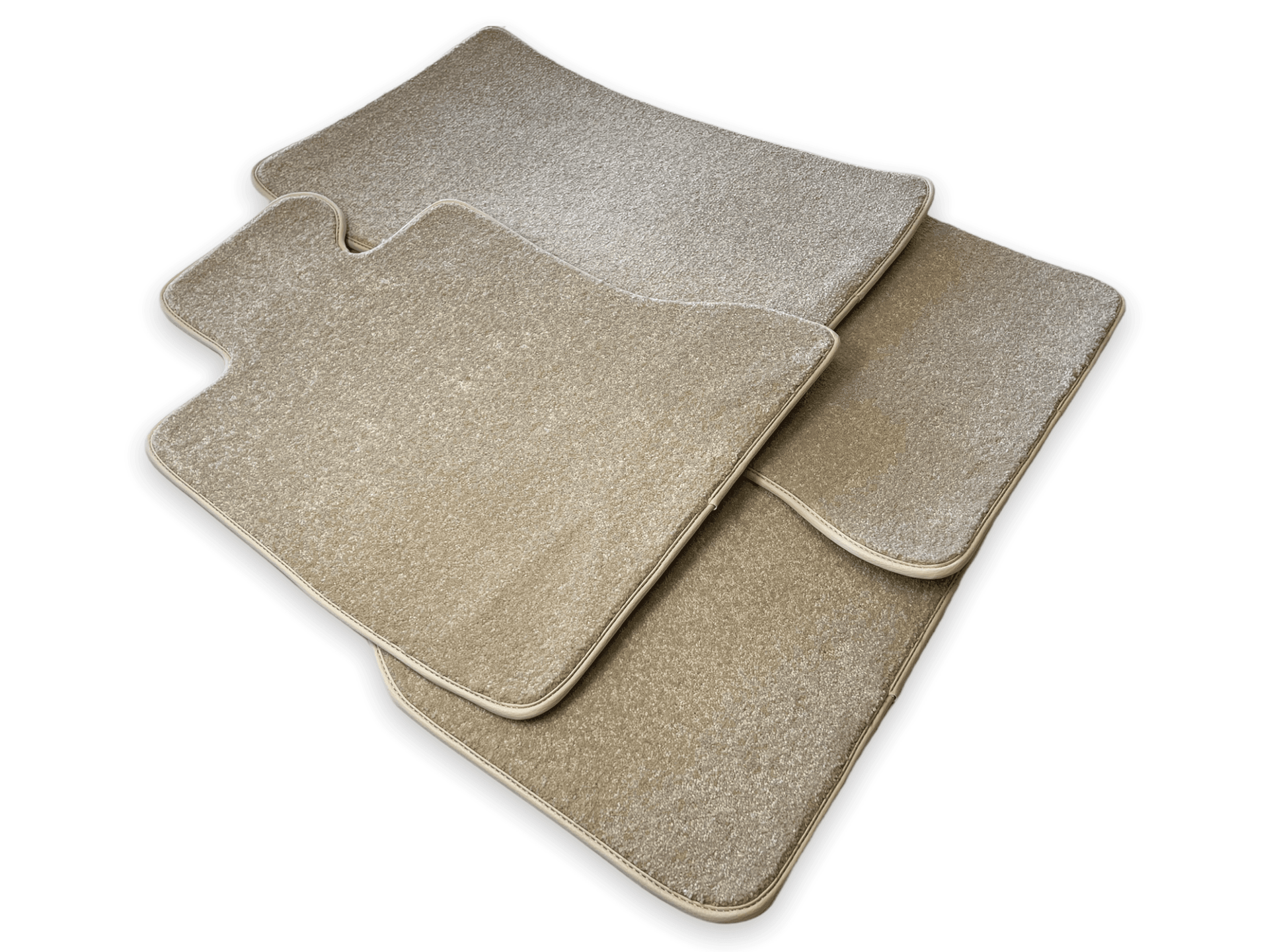 Floor Mats For Rolls Royce Phantom Drophead Coupe 2007–2016 Beige Luxury Quality - AutoWin